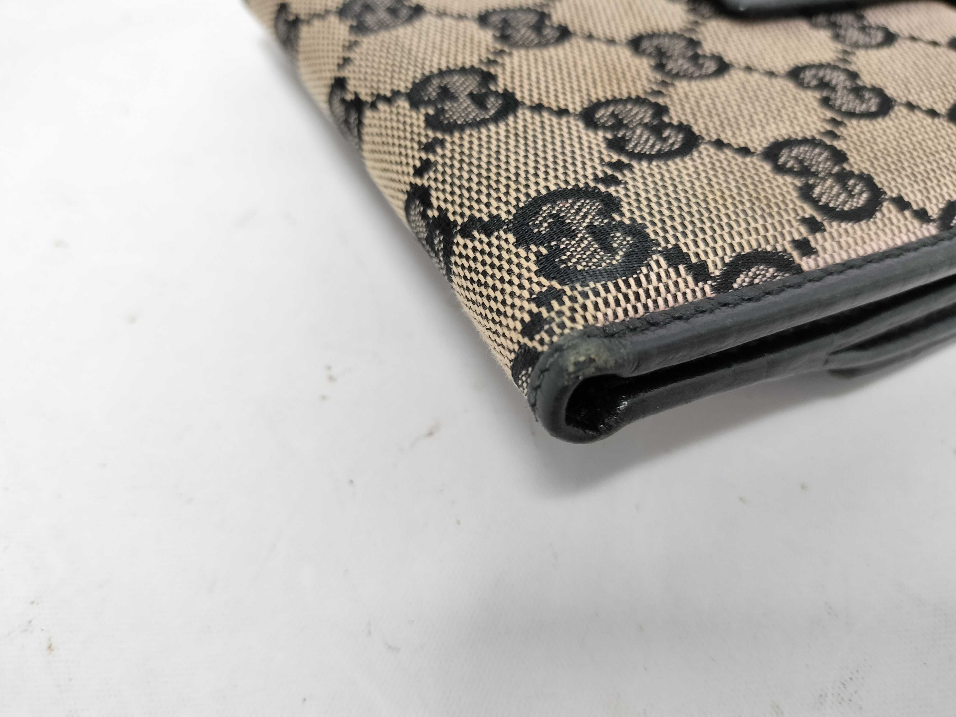 Bamboo Gucci GG Canvas Bamboo Tri-fold Wallet — view 6