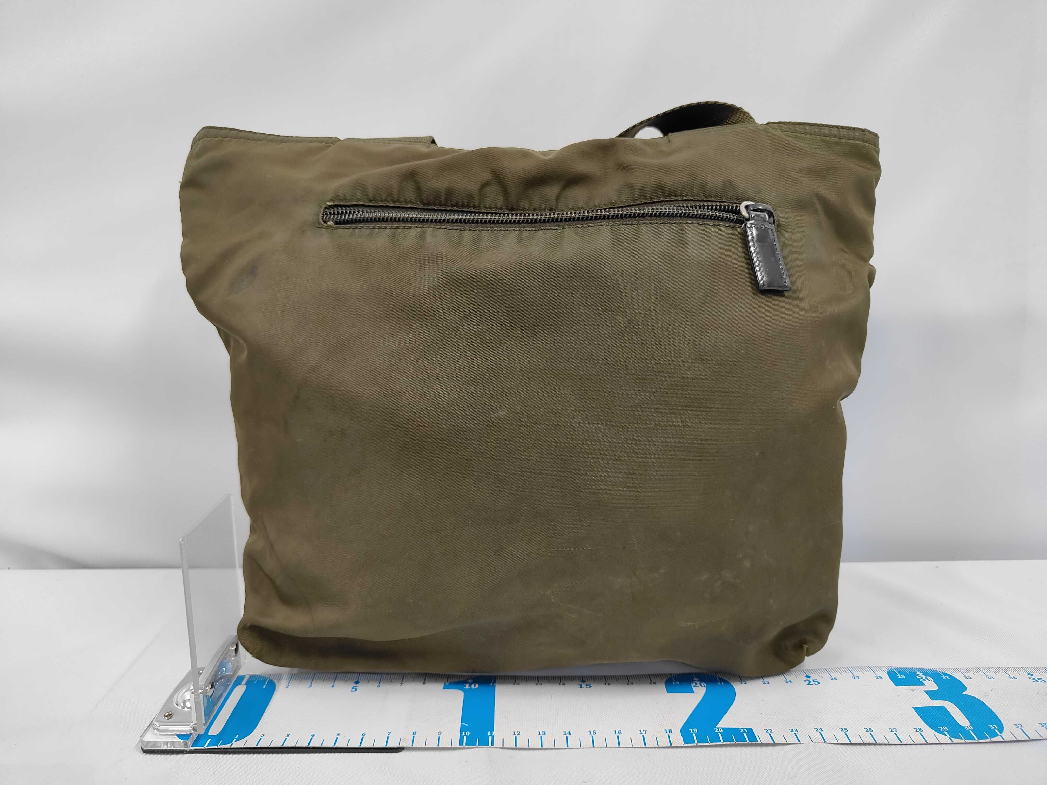 Nylon Handbag, Khaki Shoulder Bag — view 2