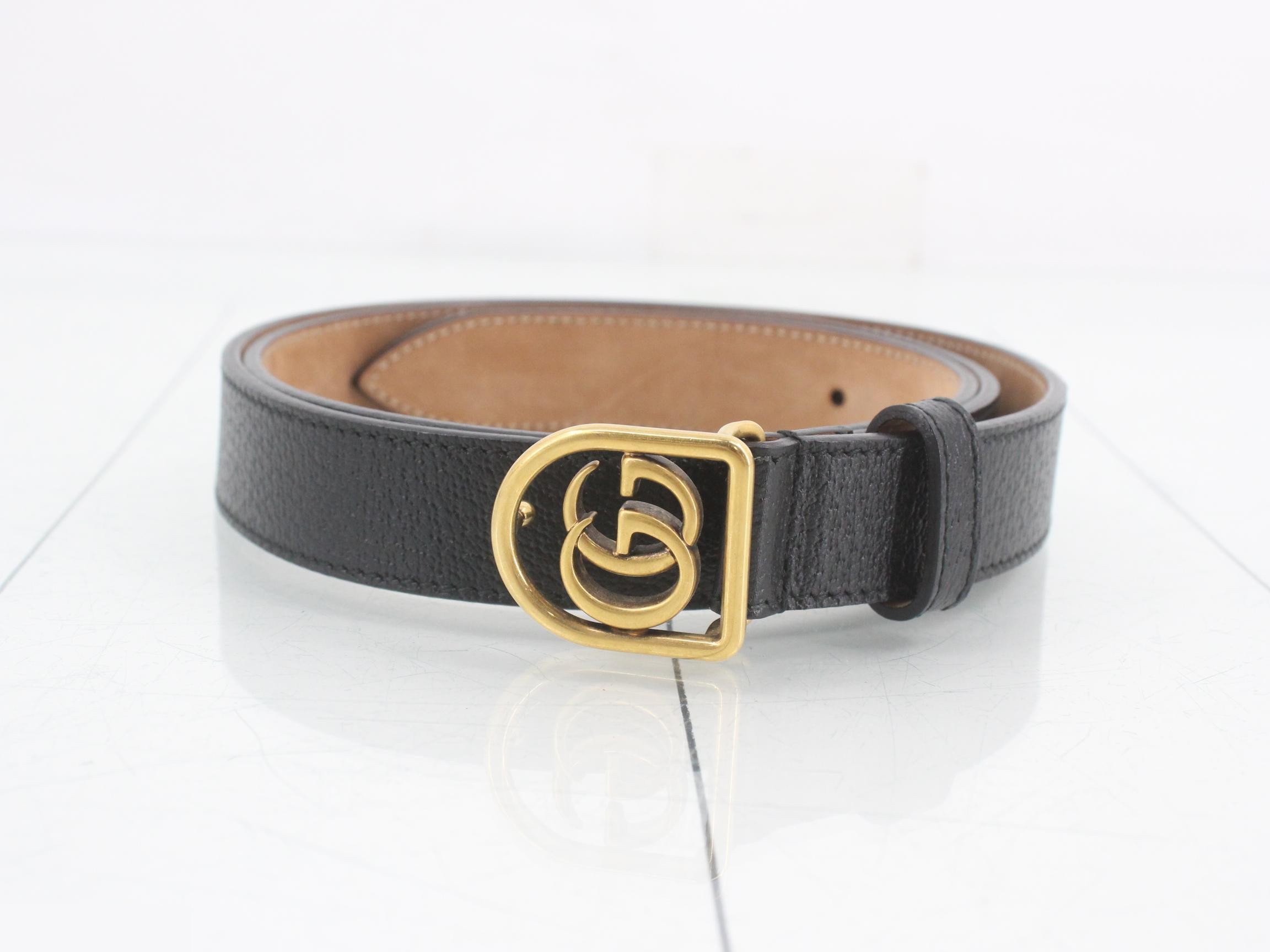 Marmont belt, arch design, gold, 495128, 1476