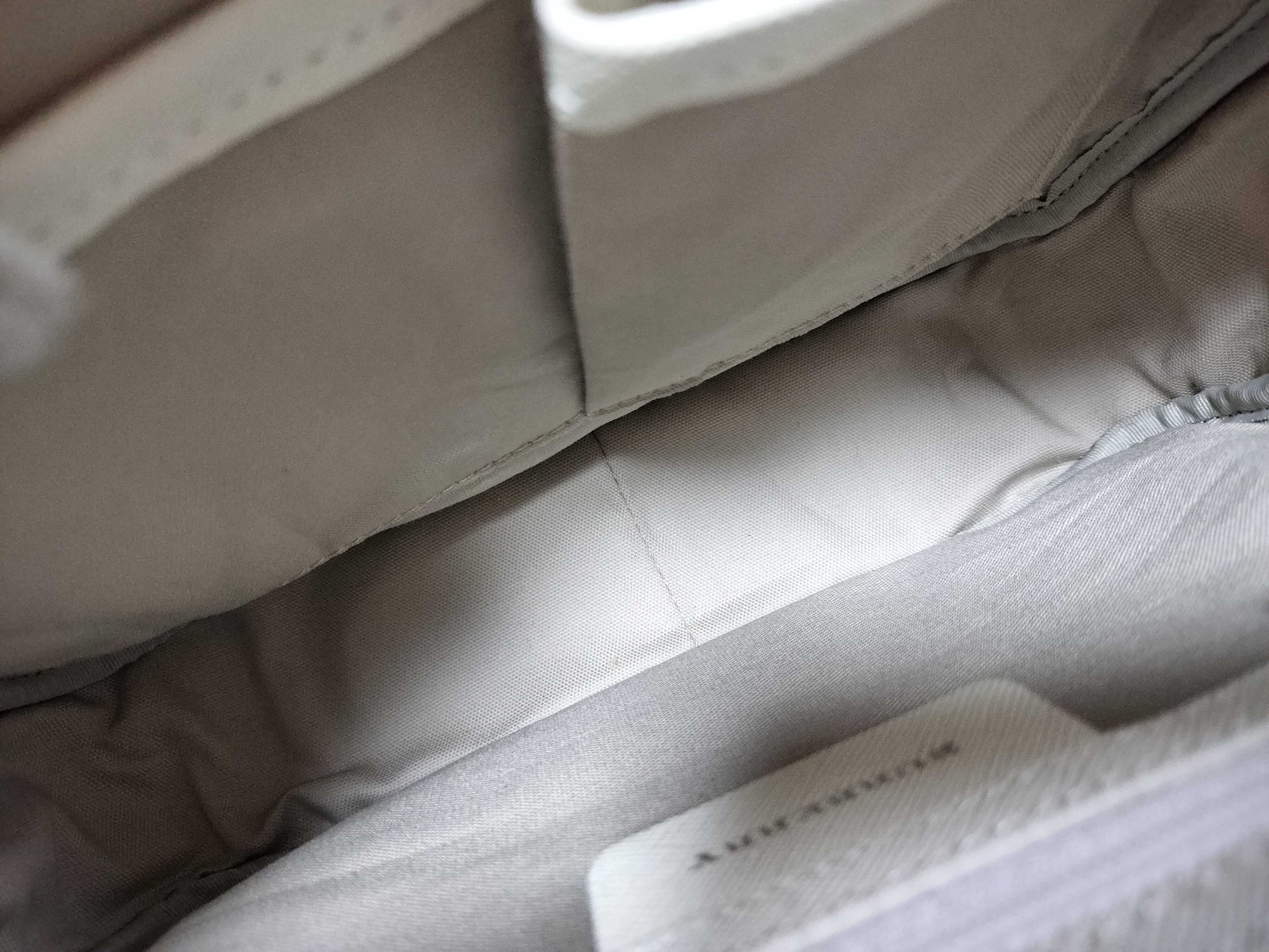 Nova Check Canvas x Leather White Shoulder Bag — view 10