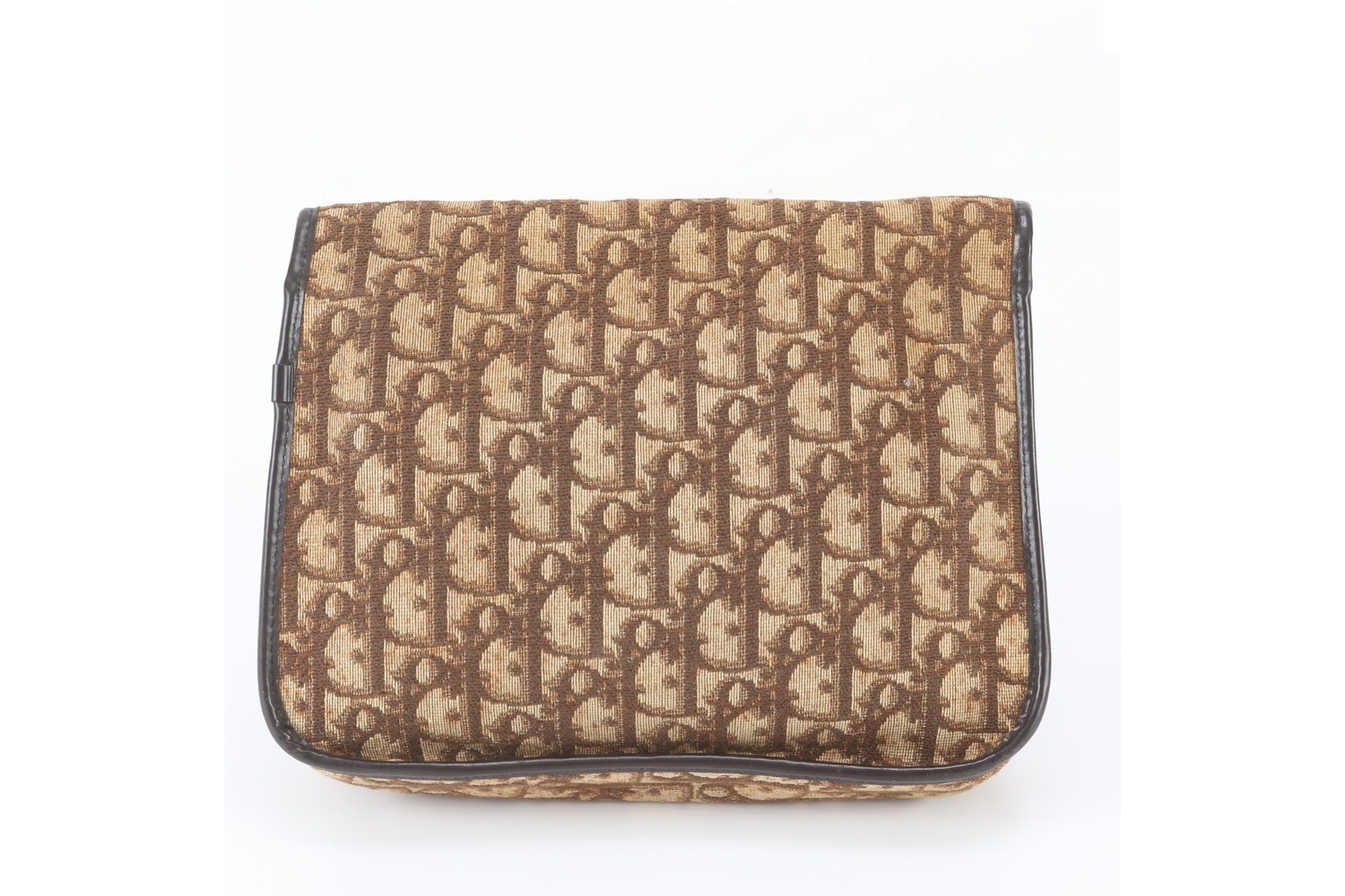Trotter all-over print leather clutch bag — view 2