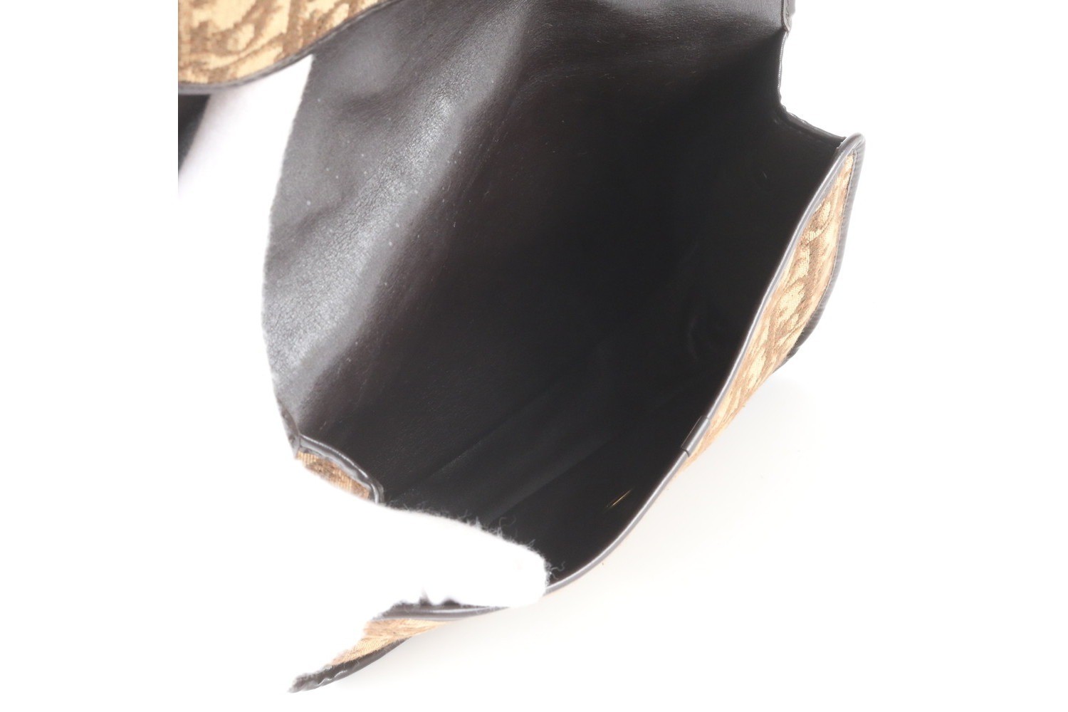 Trotter all-over print leather clutch bag — view 6