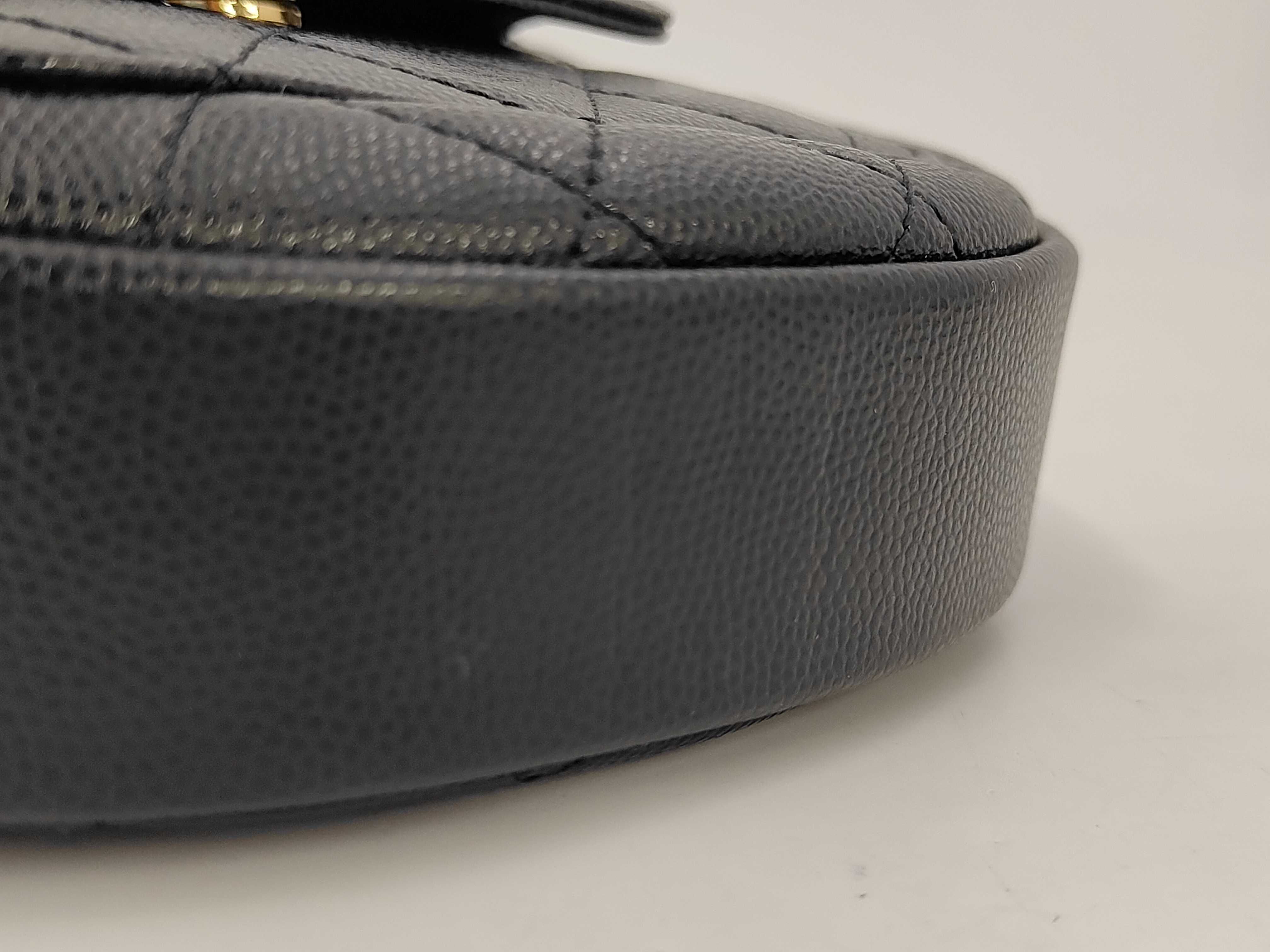 Mini Hobo Bag, Matelassé Caviar Leather Handbag — view 11