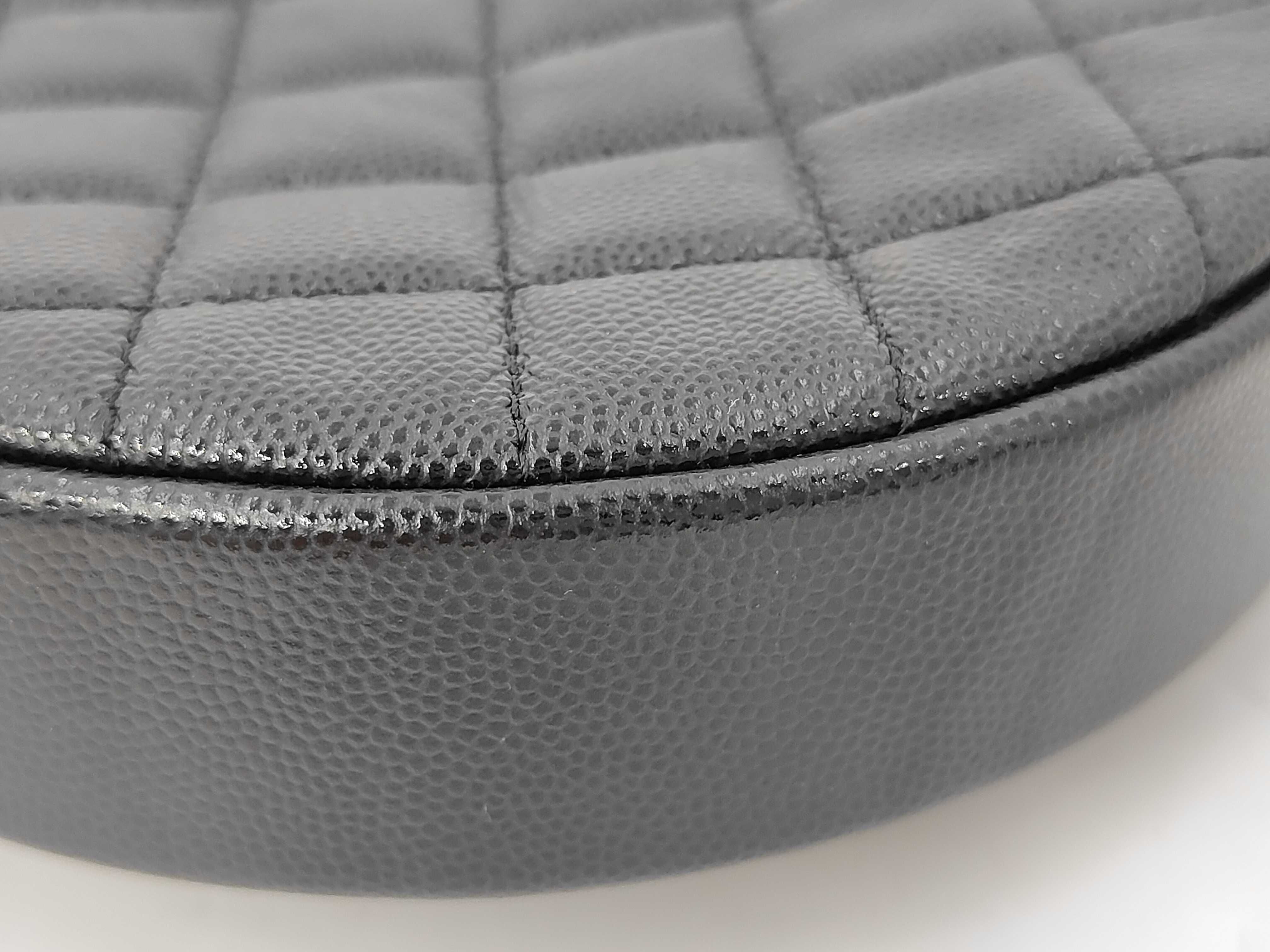 Mini Hobo Bag, Matelassé Caviar Leather Handbag — view 4