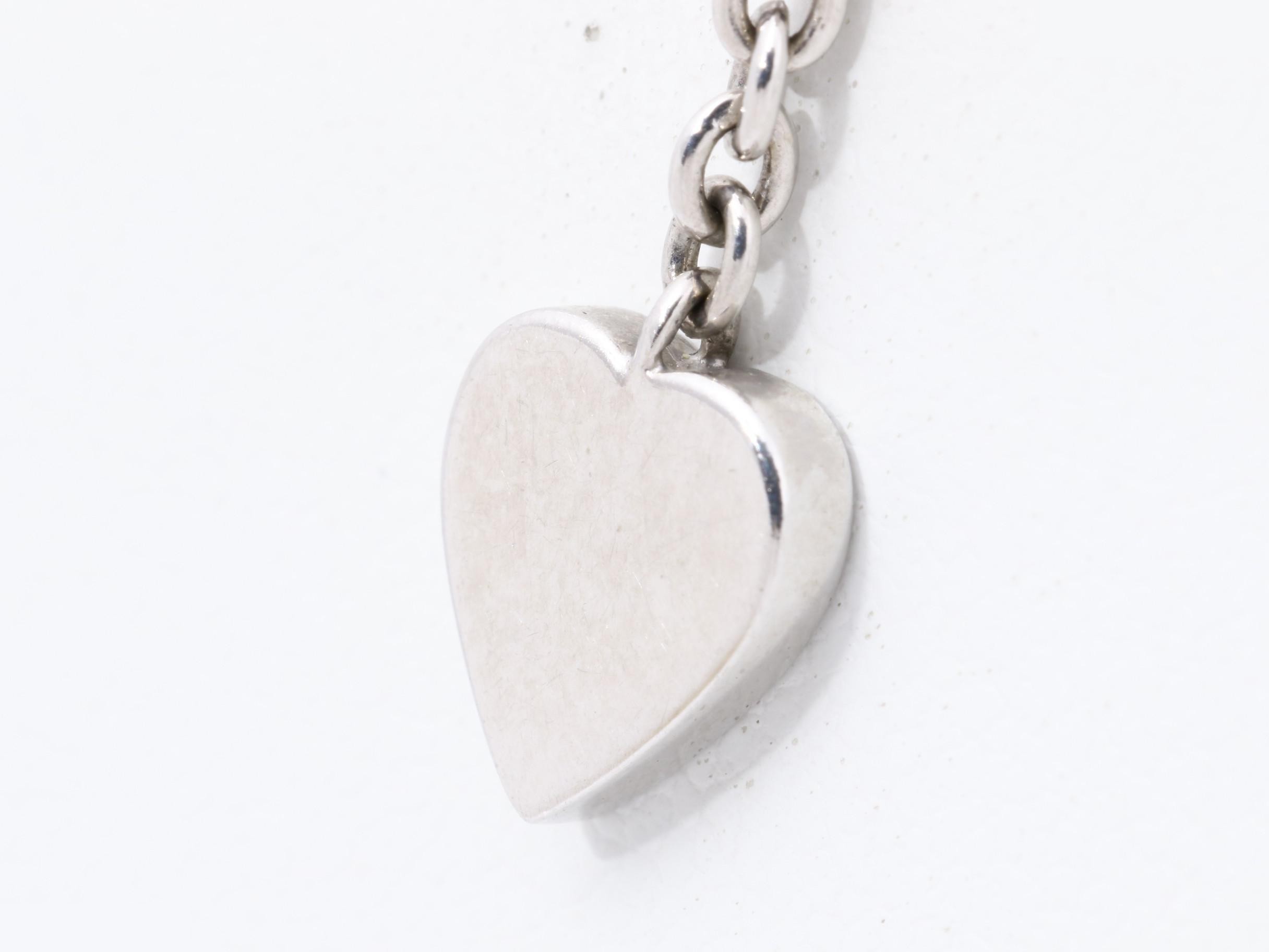 Mon Amour Necklace Pendant, 750 White Gold, Diamond, 9.5g, 38cm — view 3