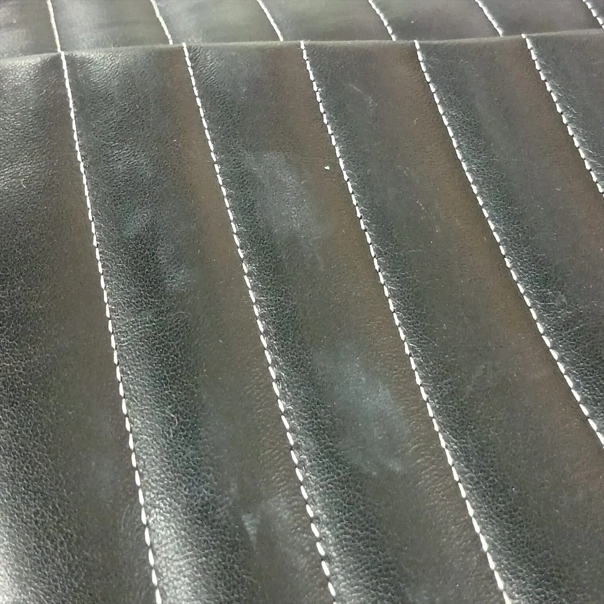 New Mademoiselle Lambskin Chain Tote Bag, Black with Silver Hardware, 10273346 (Serial Number in the 10s) — view 15