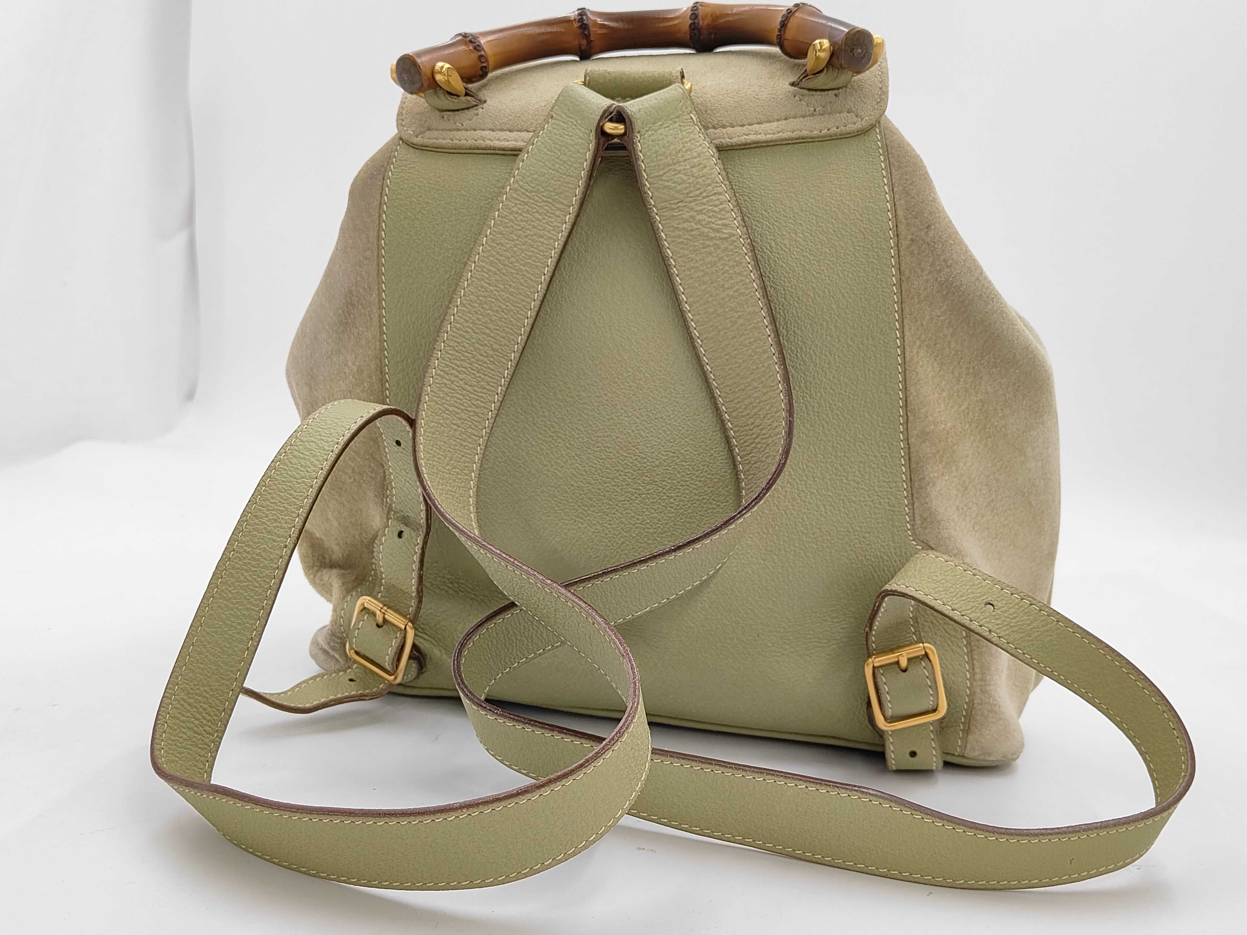 suede bamboo rucksack — view 5