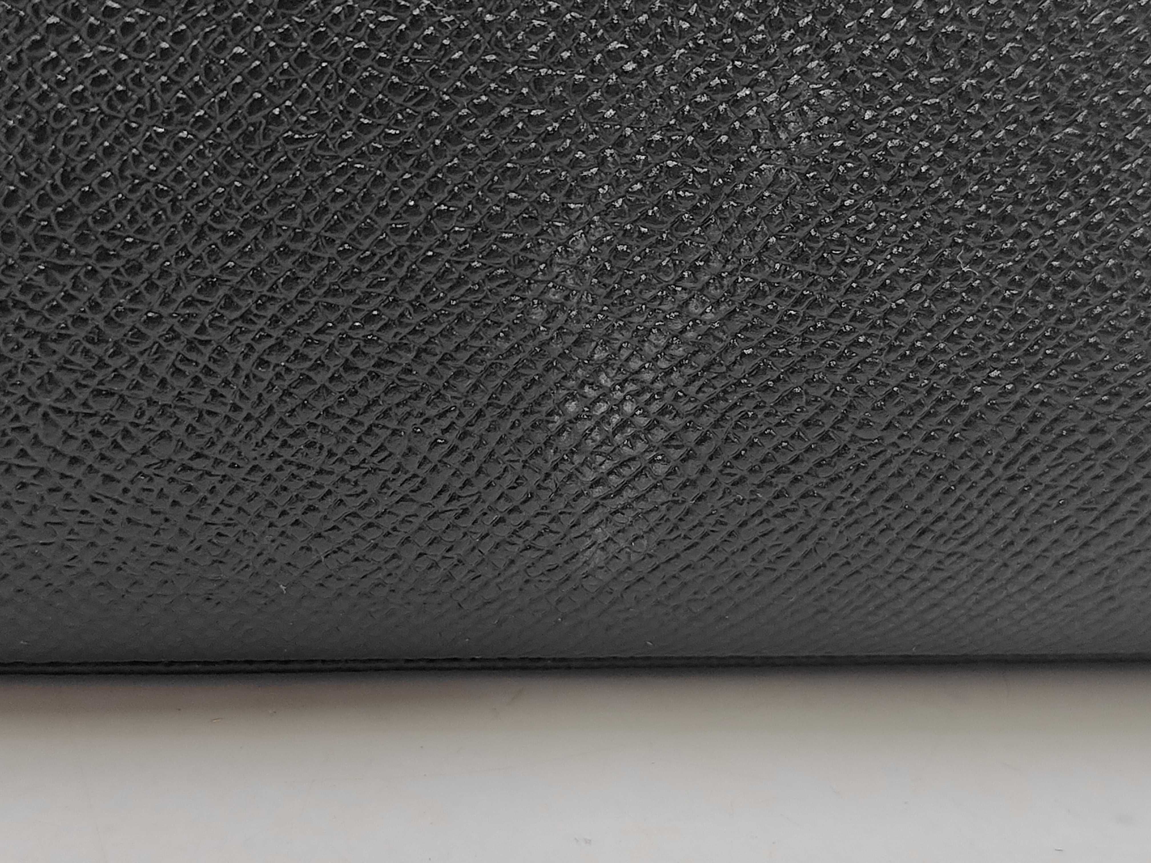 Kelly 28, external stitching, X stamp, Epsom leather, black, gold color, handbag — view 12