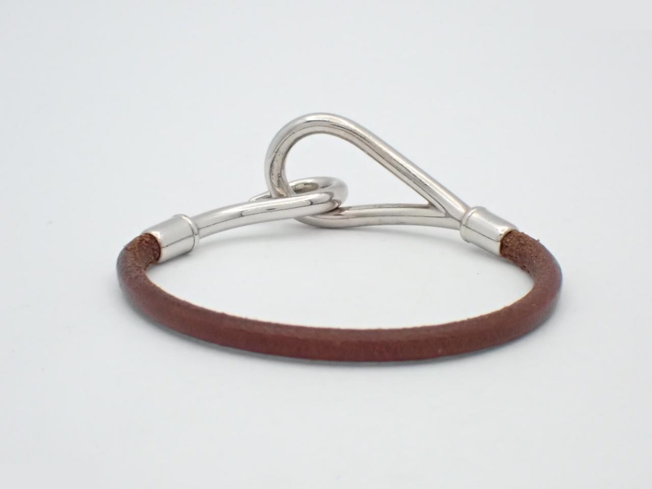 Leather bracelet, jumbo bracelet, wrist circumference approximately 16 cm — view 2