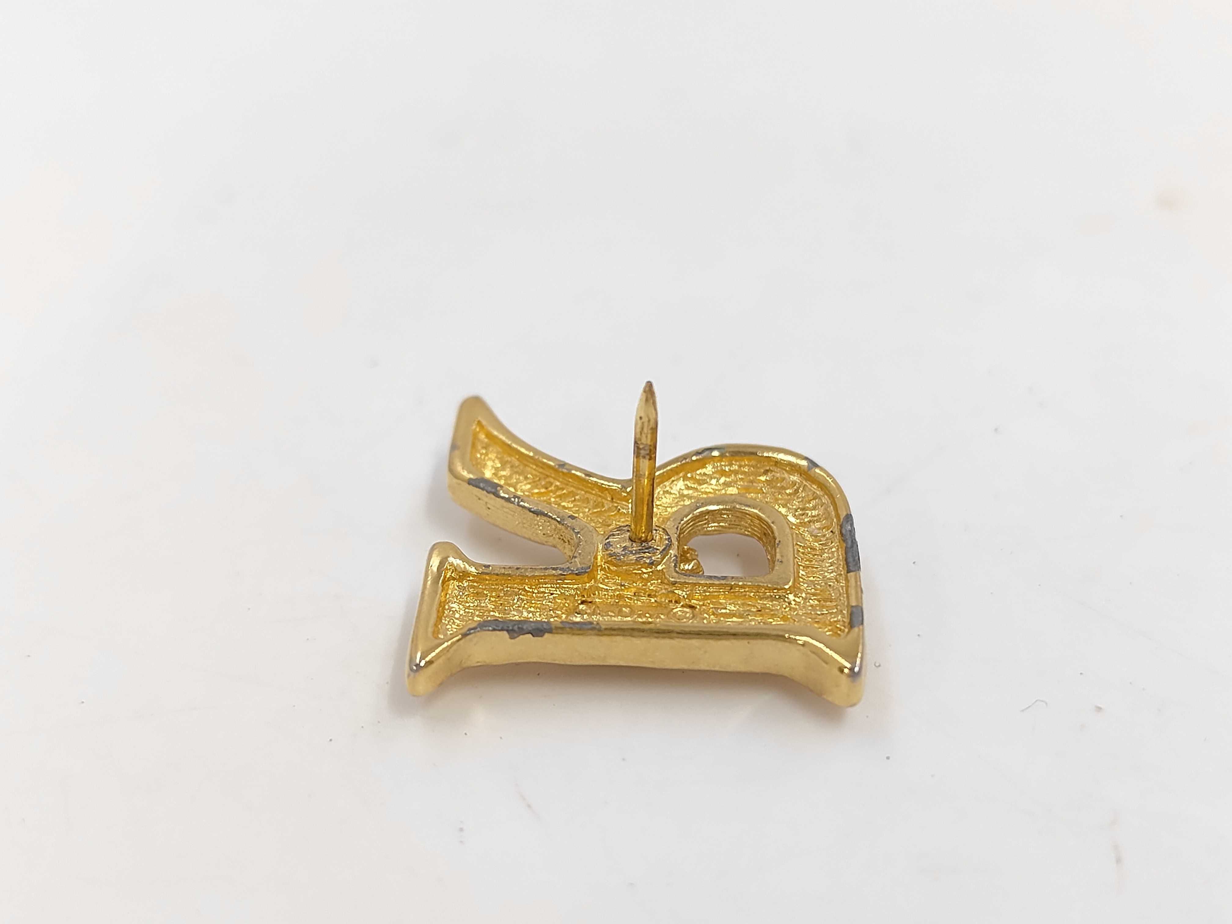 R logo earrings — view 3