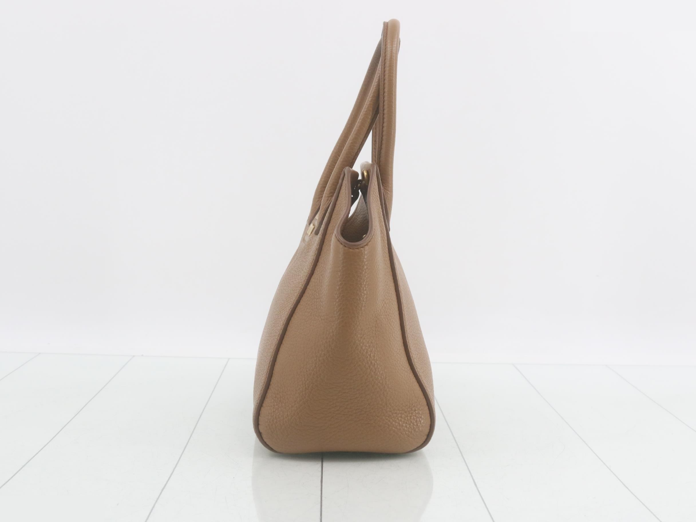 Tote bag, handbag, 2-way, crossbody, brown — view 3