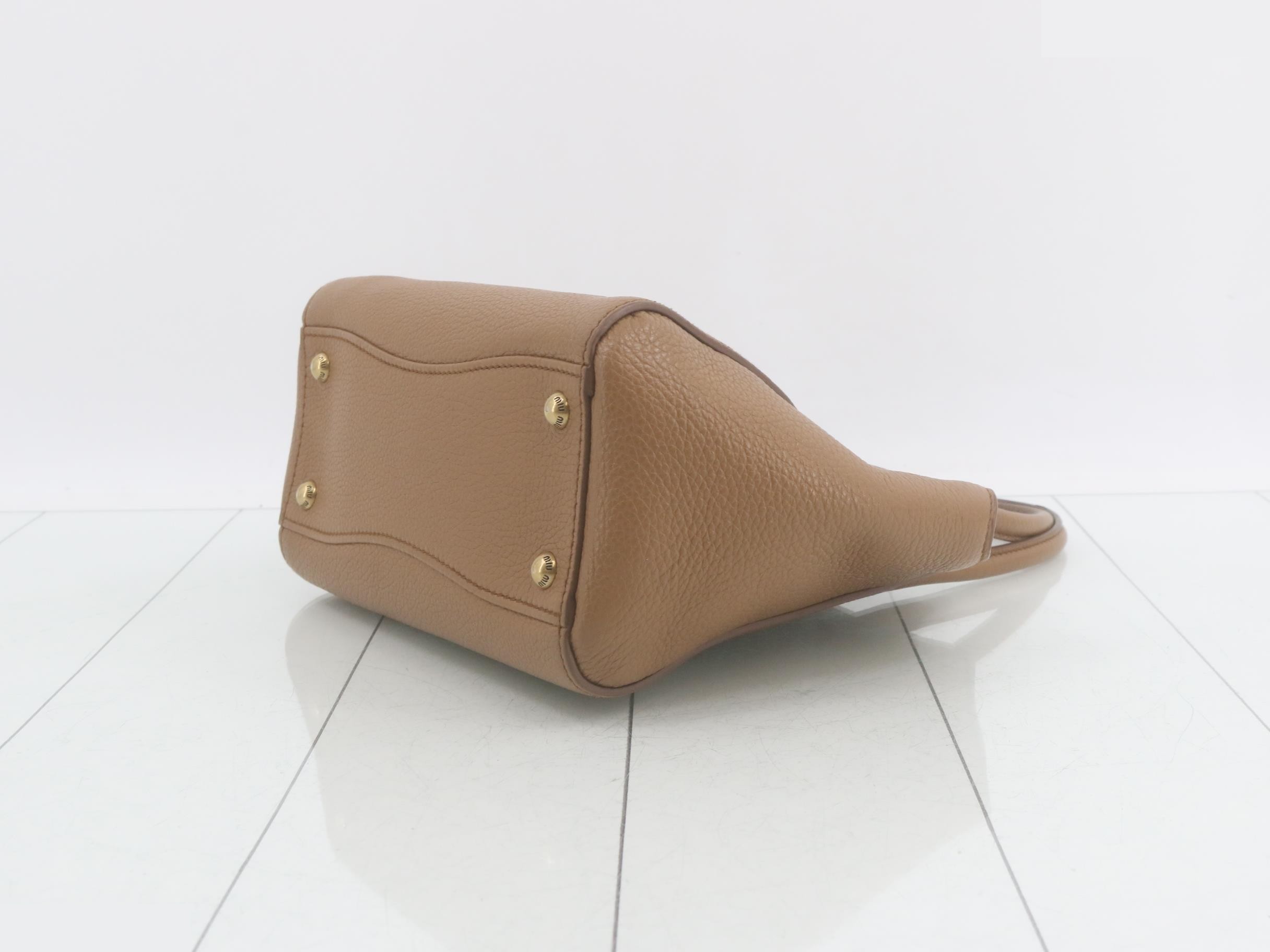 Tote bag, handbag, 2-way, crossbody, brown — view 6