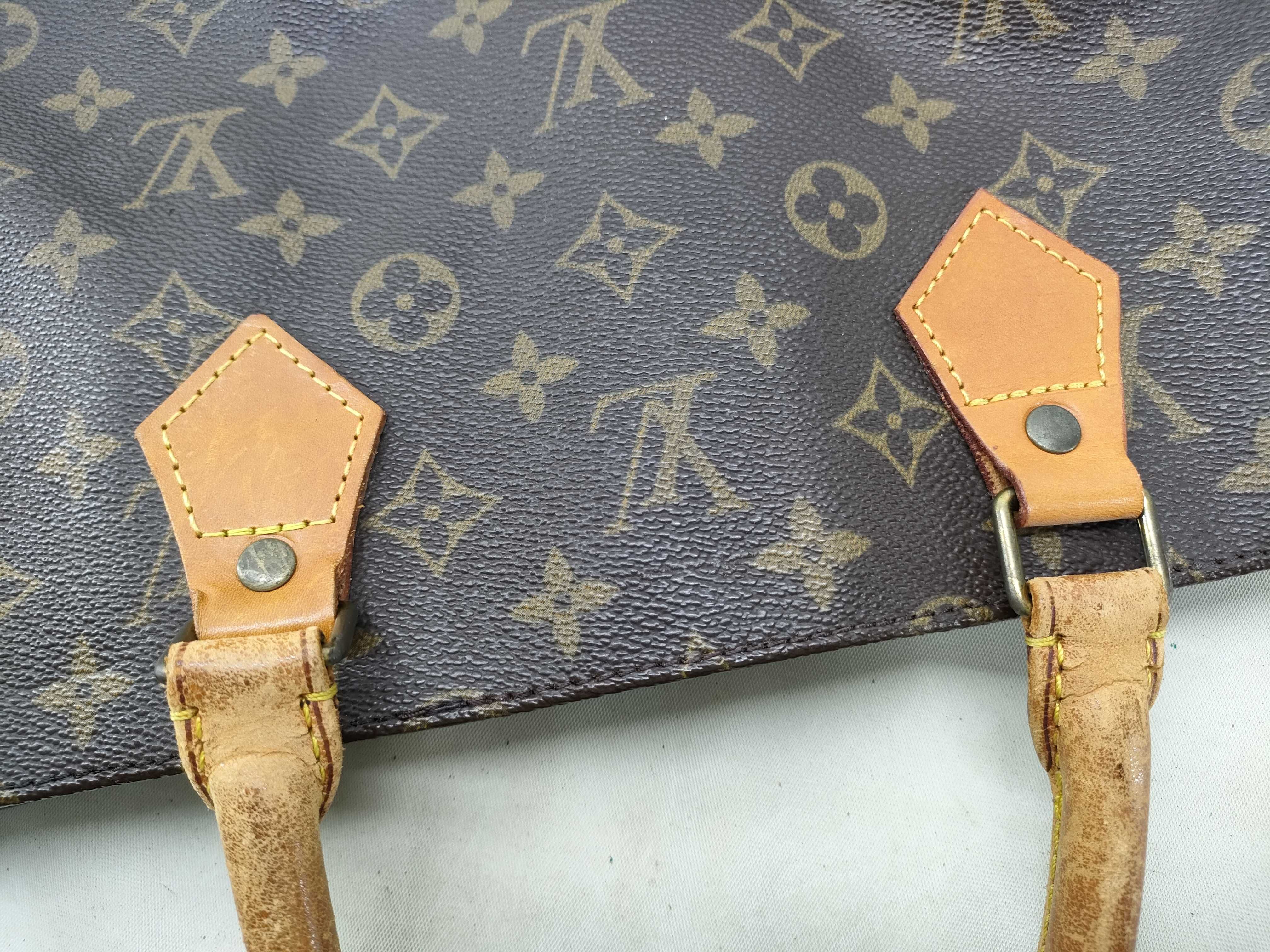 Monogram Louis Vuitton Sac Plat Tote Bag — view 12