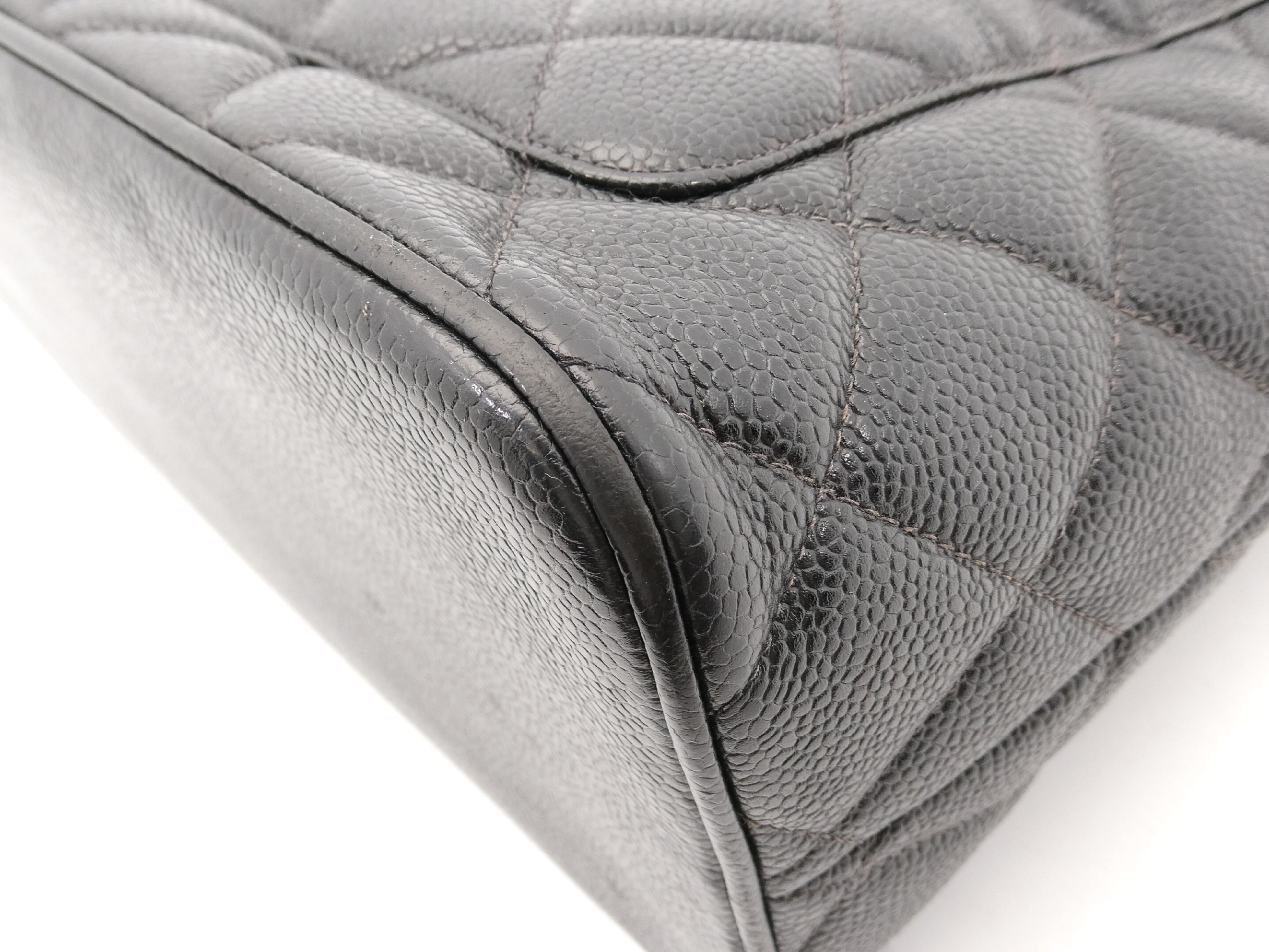 Reissue Tote Bag with Coco Mark and Caviar Leather — view 10