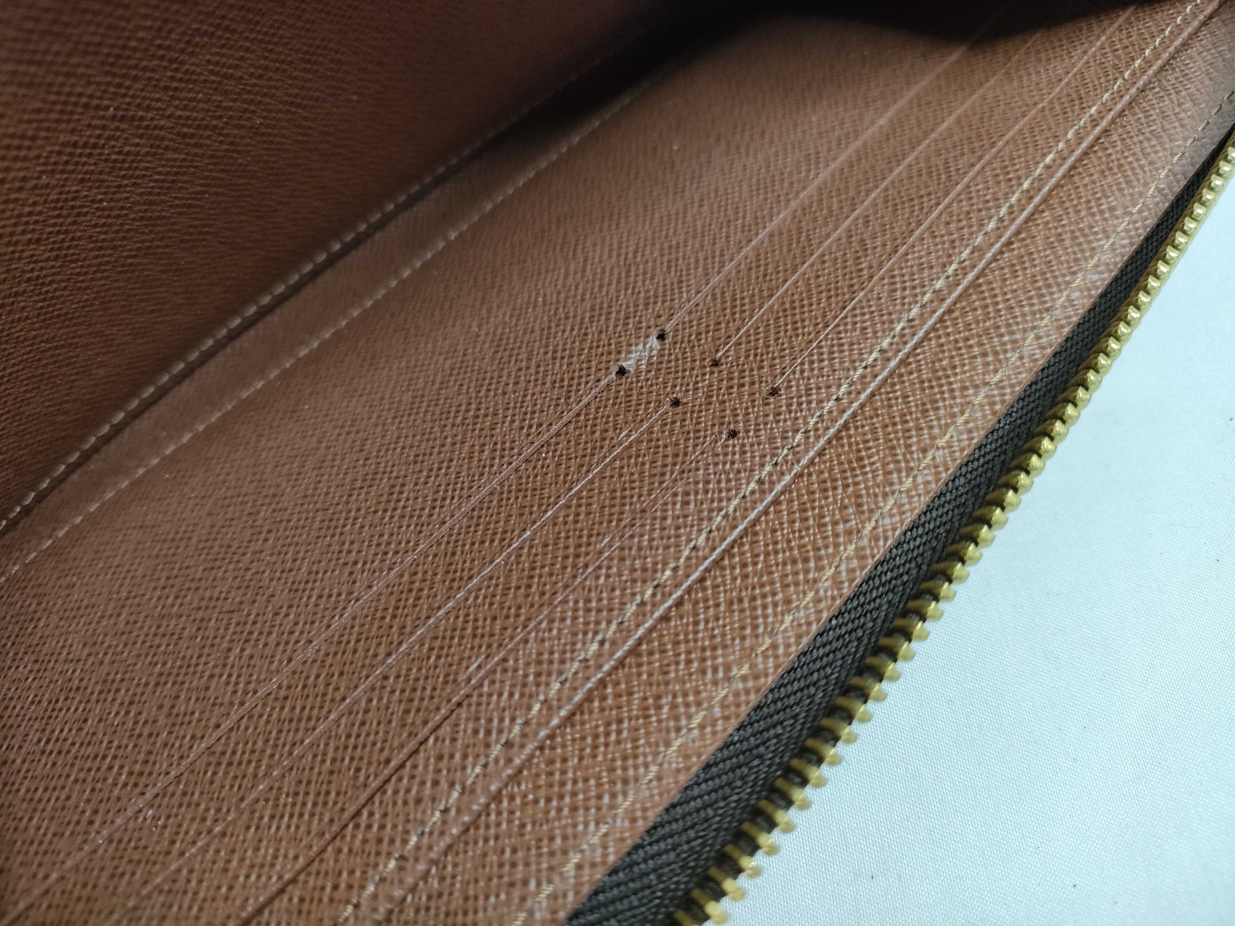 Monogram Louis Vuitton Monogram Zippy Wallet Long Wallet Gold Hardware M42616 RFID Wallet — view 14