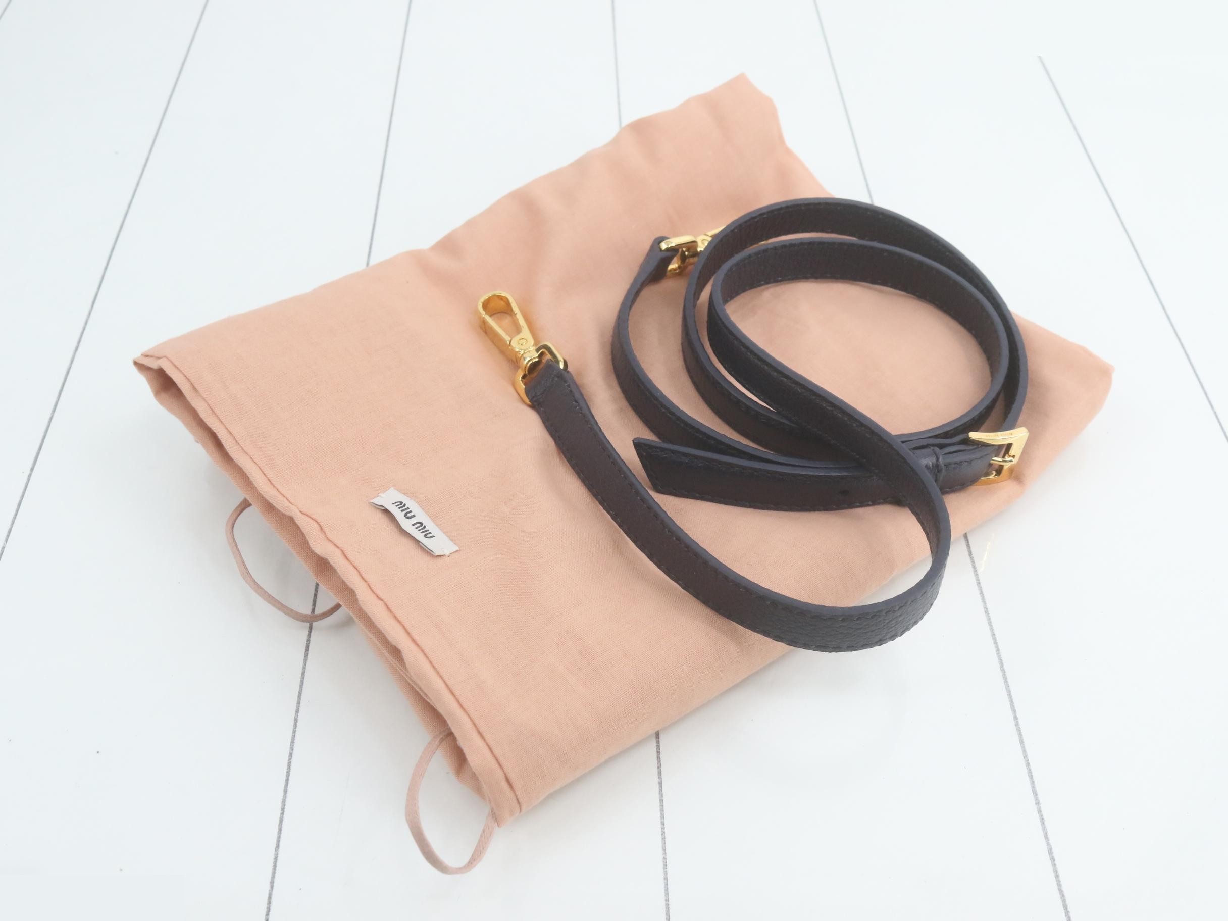 Other lines: Bags - 2-way handbag with long strap, leather, navy — view 7