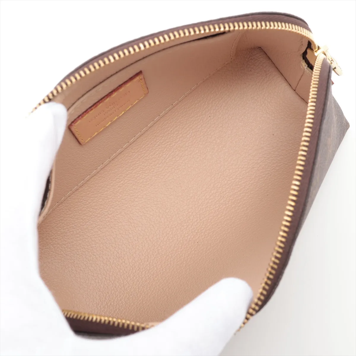 Monogram Pochette Cosmetic M47515 SR3240 Brown Pouch — view 3