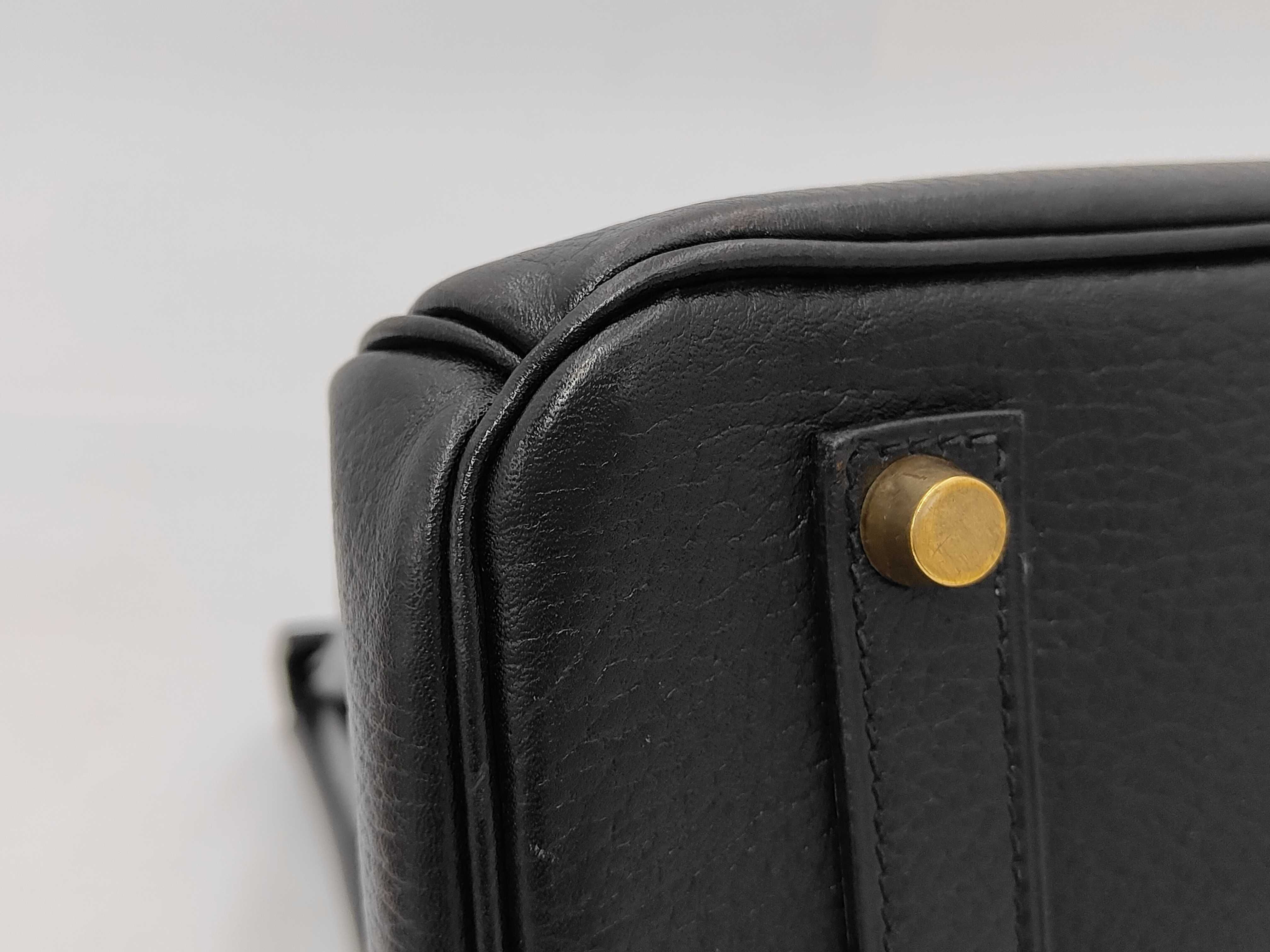 Birkin 35 Ardennes Black A Includes key, padlock, clochette, and dust bag. Handbag. — view 6