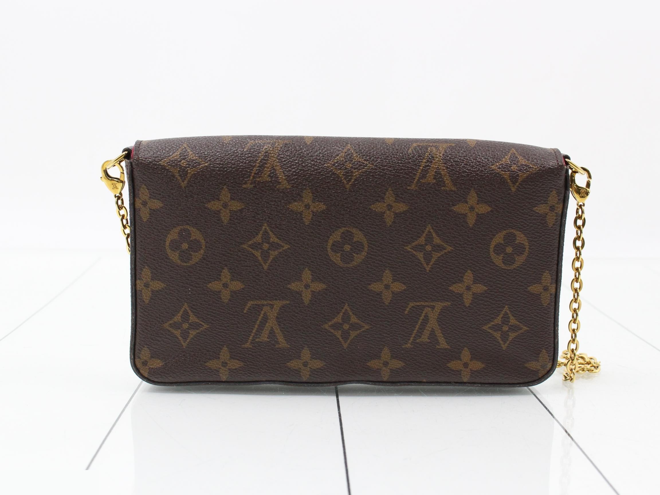 Pochette Felicie Monogram Chain Shoulder Bag — view 2