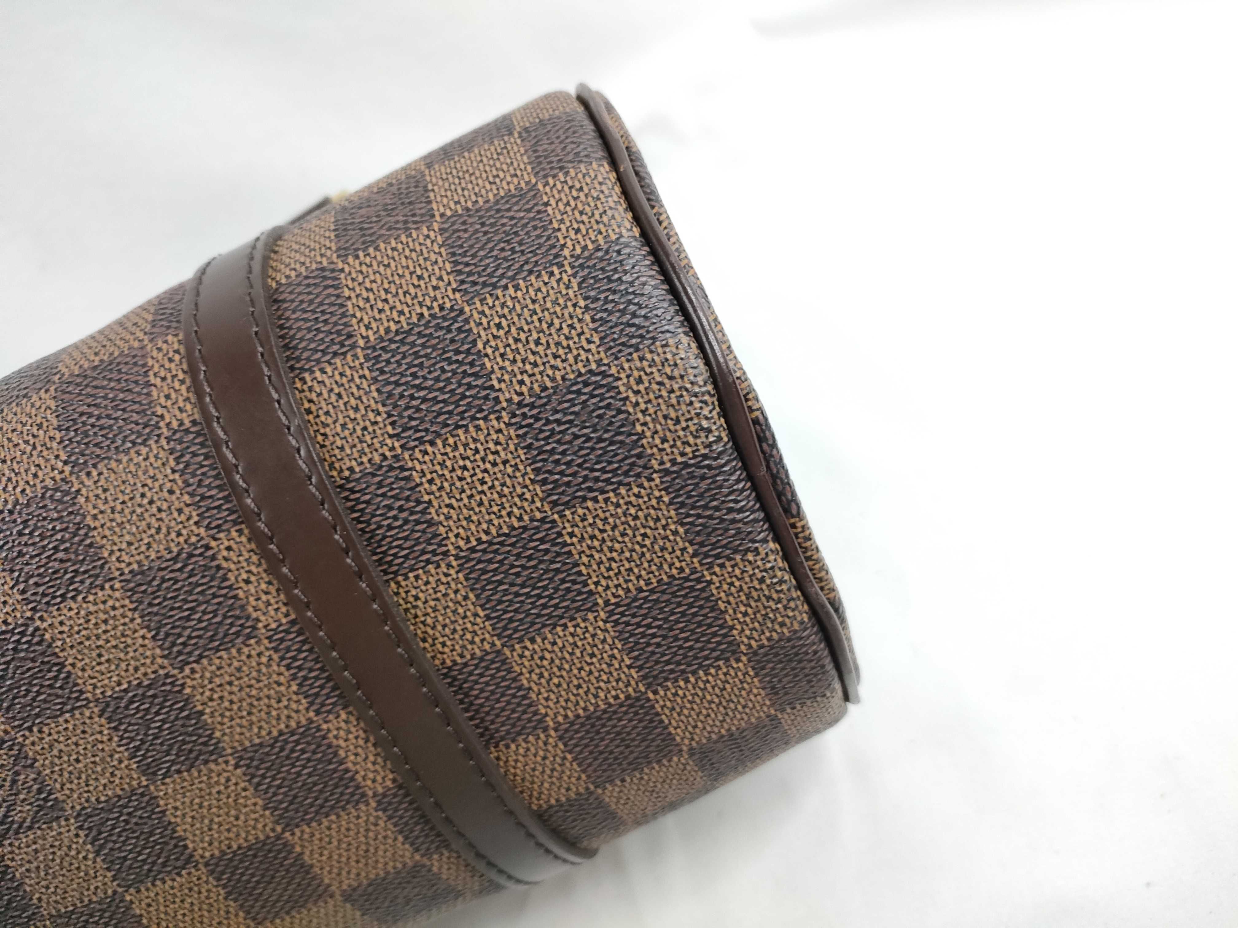 Damier Papillon PM N51304 DU0095 Brown Handbag — view 5