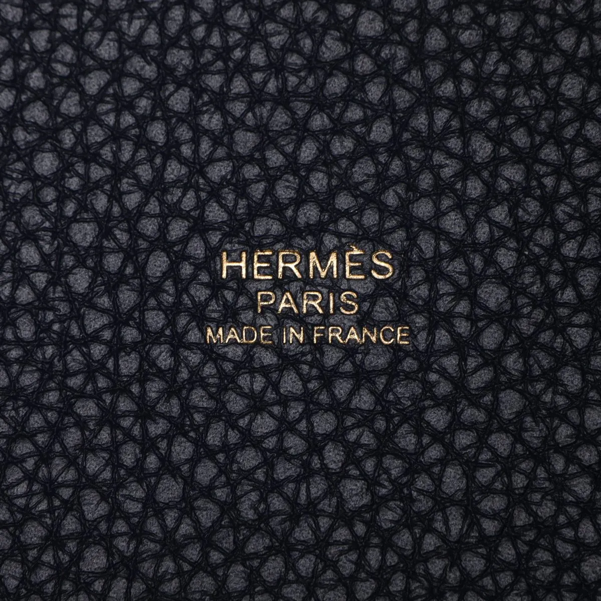 Picotin Lock 18 PM, Taurillon Clemence leather, Blue Nuit, Gold hardware, Year: 2022 — view 8
