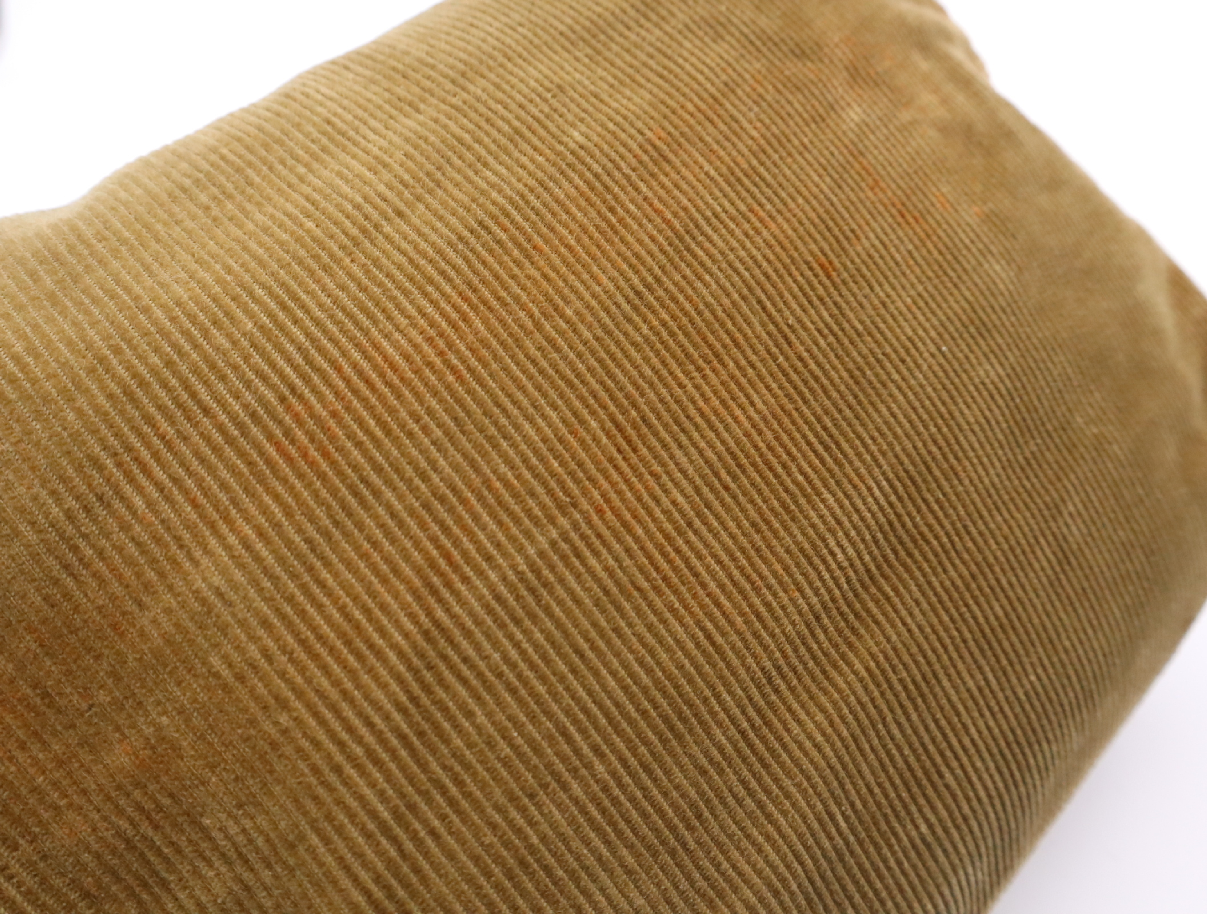 Corduroy Suede Semi-Shoulder Bag, Mamma Baguette, Brown, with Dust Bag. — view 11