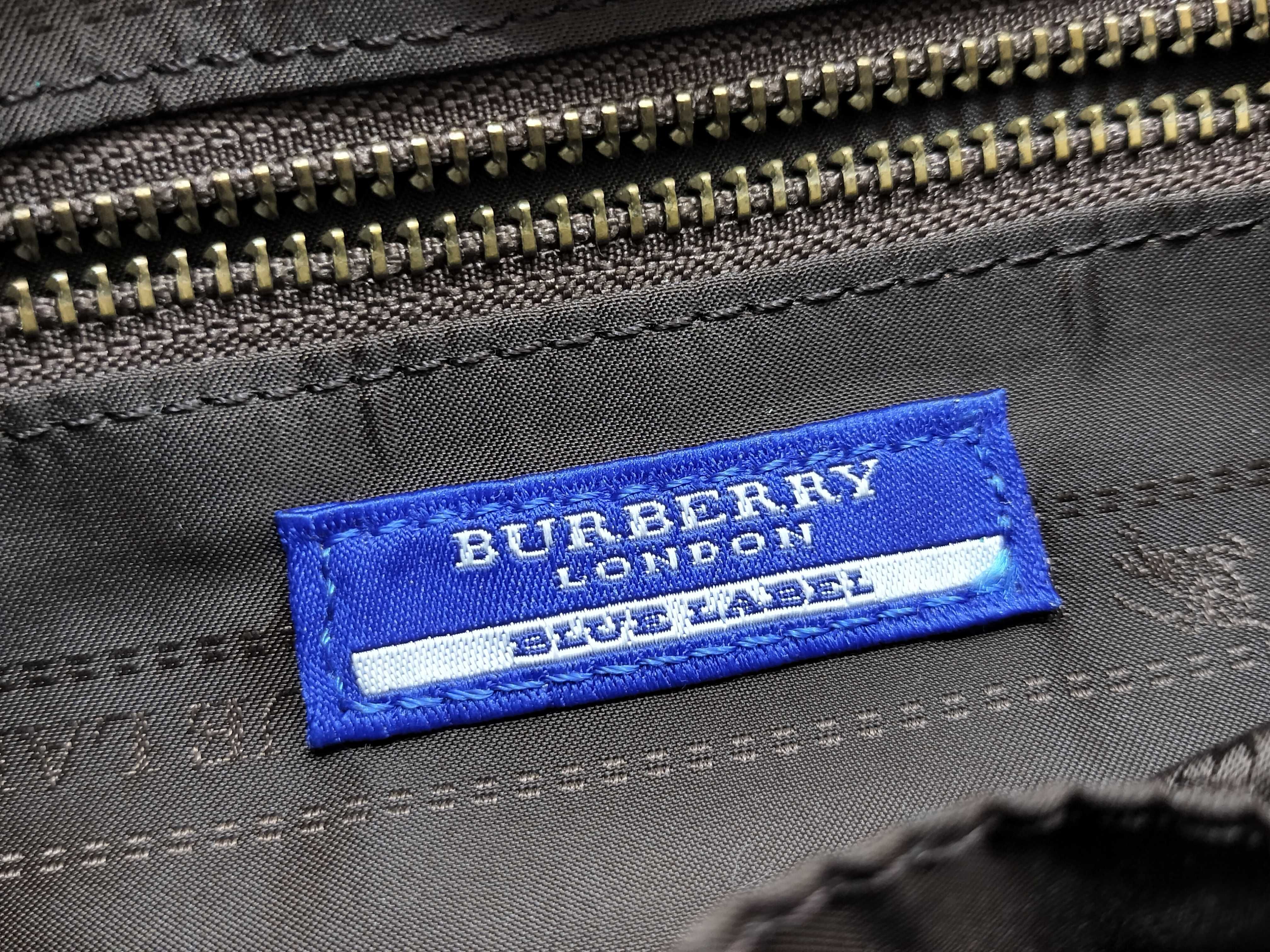 BLUE LABEL Velour Check Drawstring Shoulder Bag — view 14