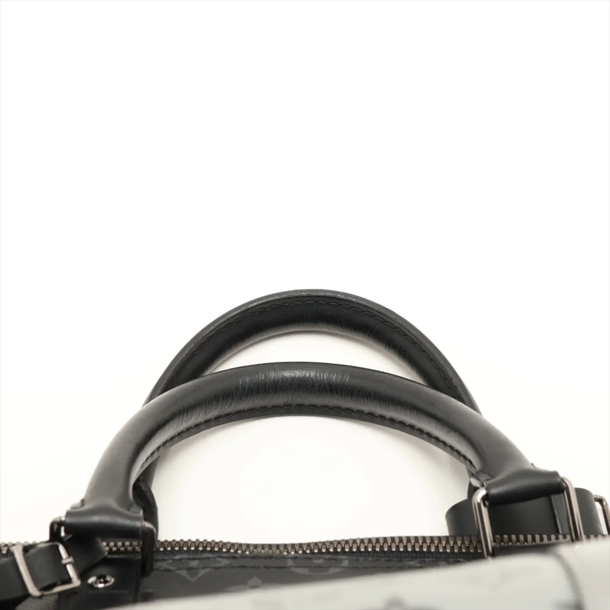 Monogram Eclipse Keepall Bandoulière 50 M43817 DR0168 Black with name engraving — view 6