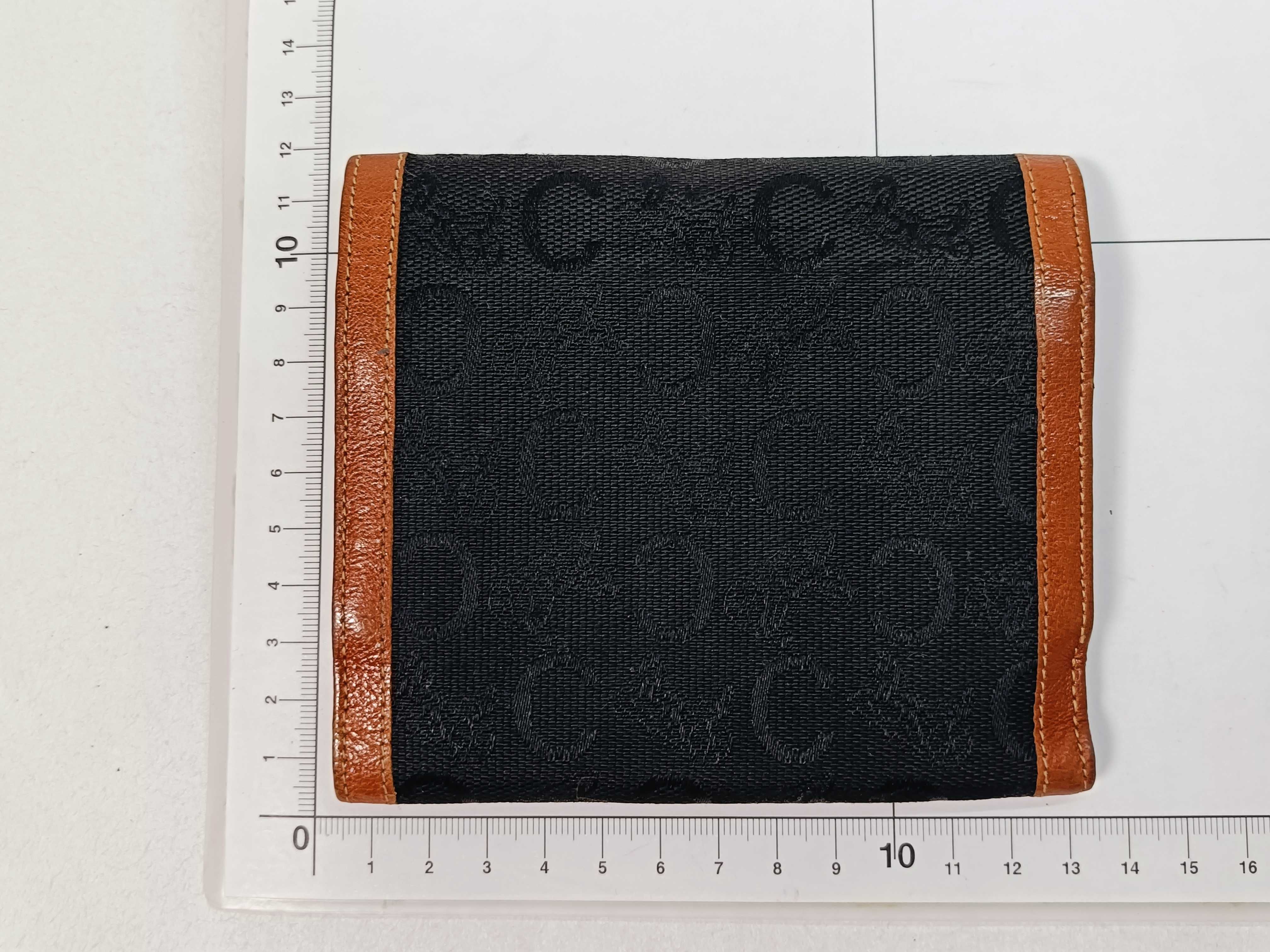 C Macadam Leather x Canvas Folding Wallet — view 2