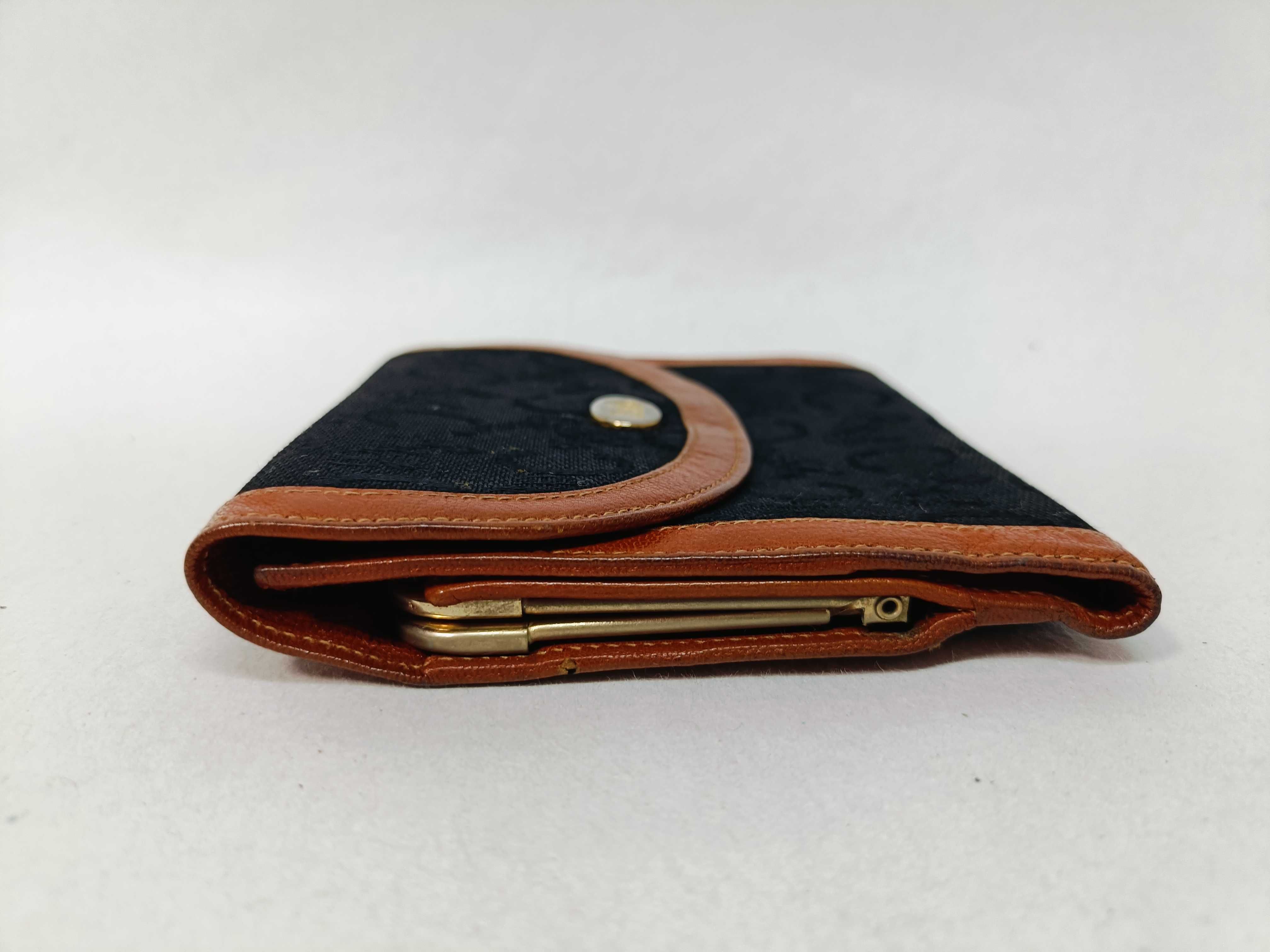C Macadam Leather x Canvas Folding Wallet — view 3