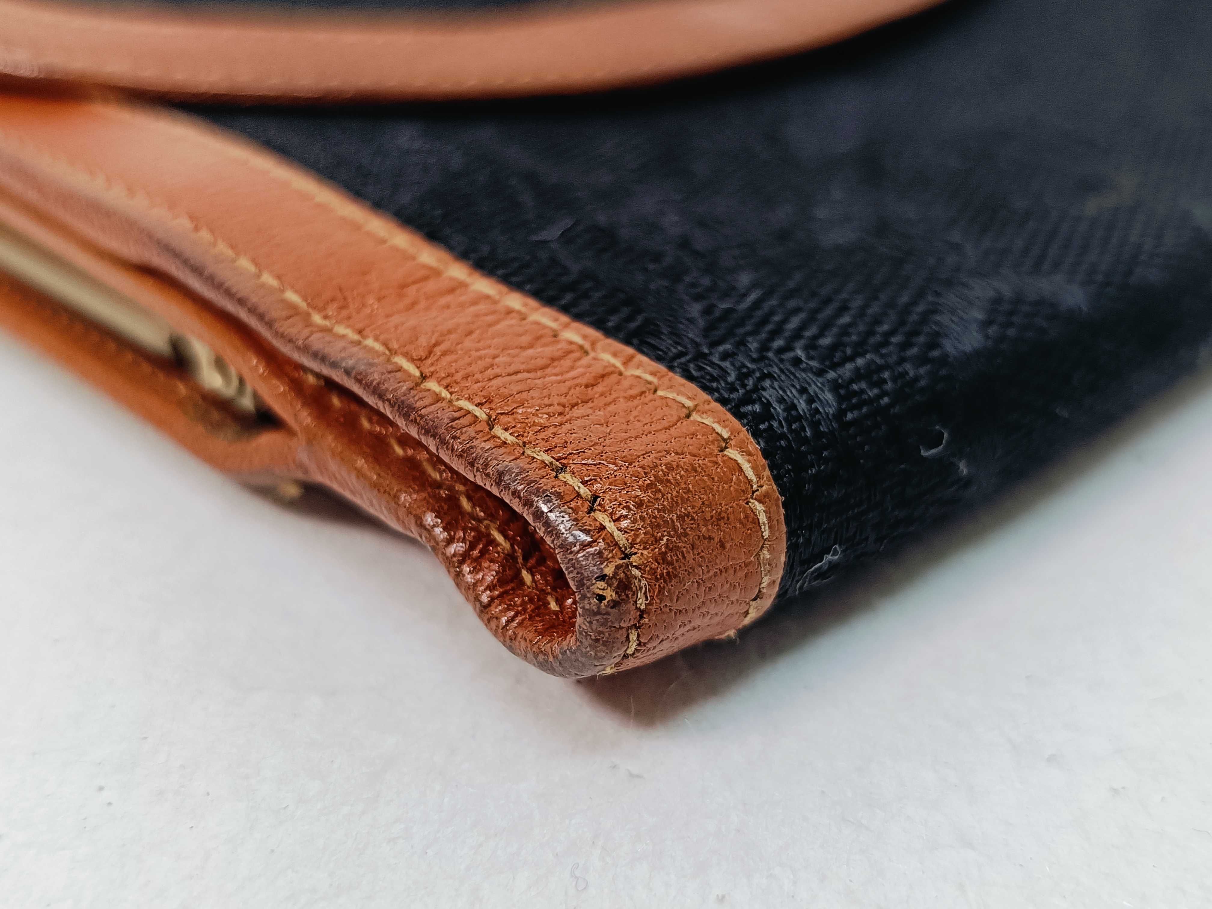 C Macadam Leather x Canvas Folding Wallet — view 4