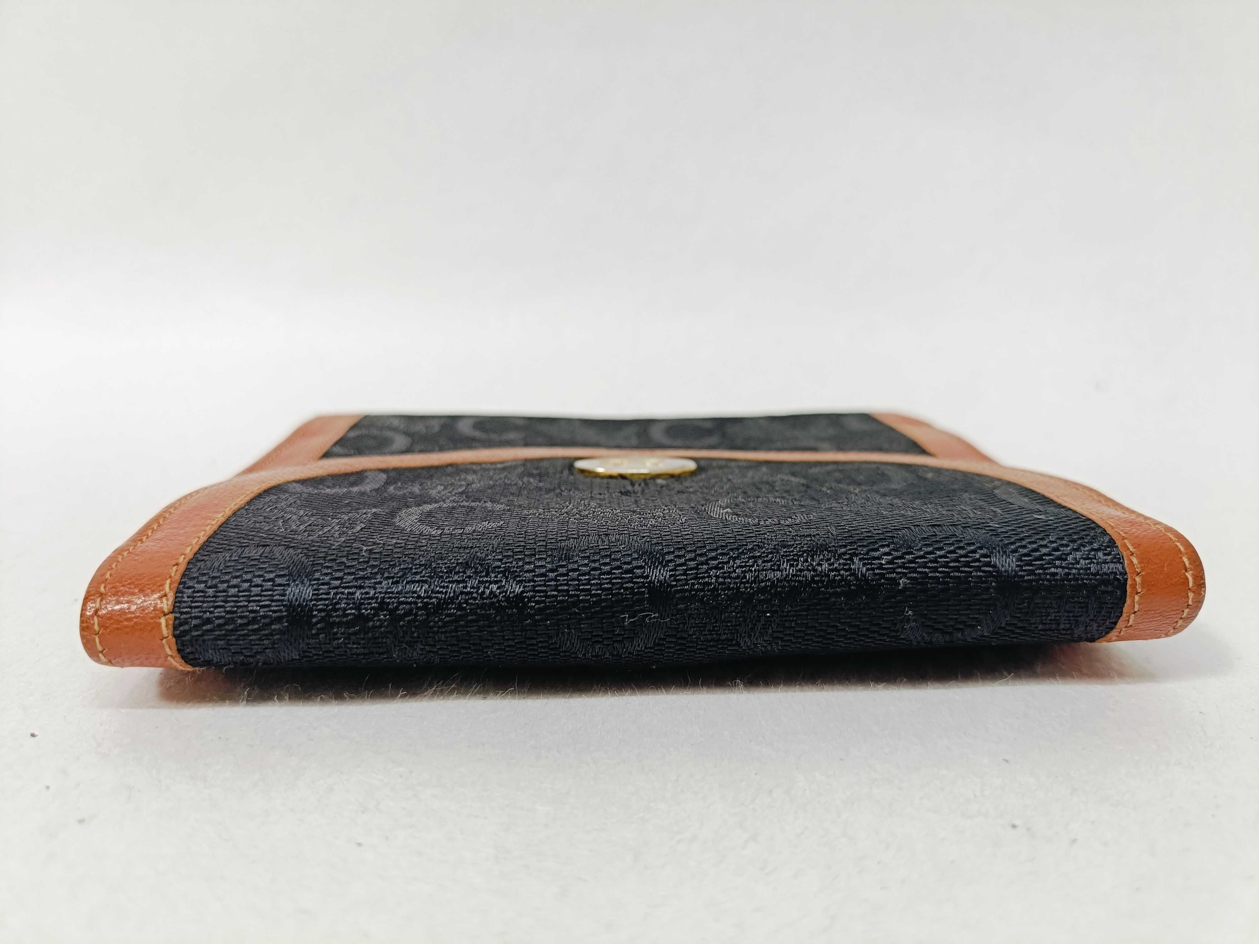 C Macadam Leather x Canvas Folding Wallet — view 6