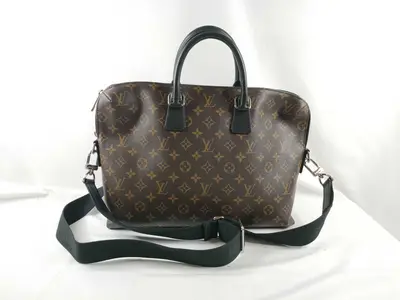 Monogram Macassar Porte Documents Jour M40868 SR3173 Handbag