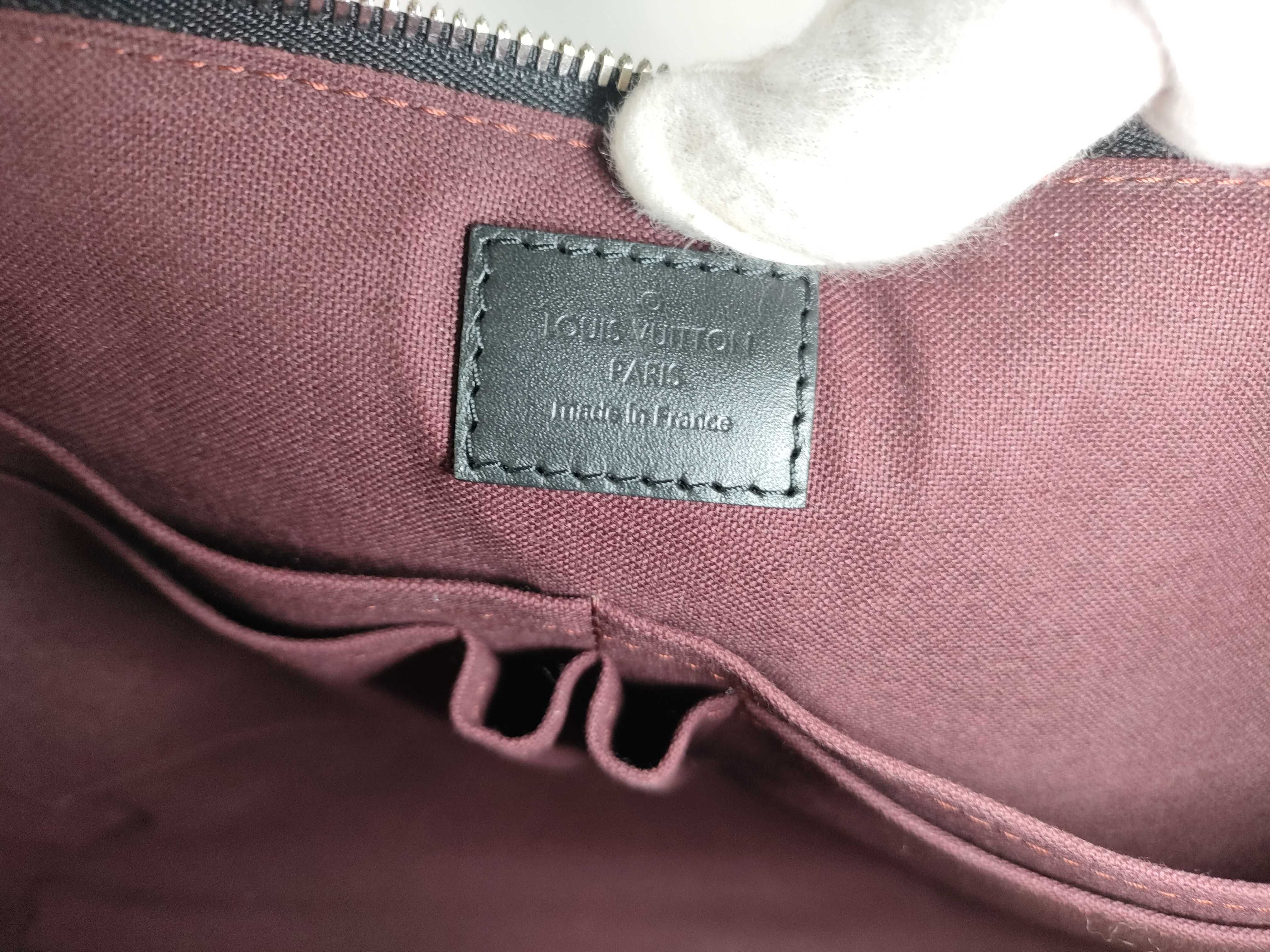 Monogram Macassar Porte Documents Jour M40868 SR3173 Handbag — view 12