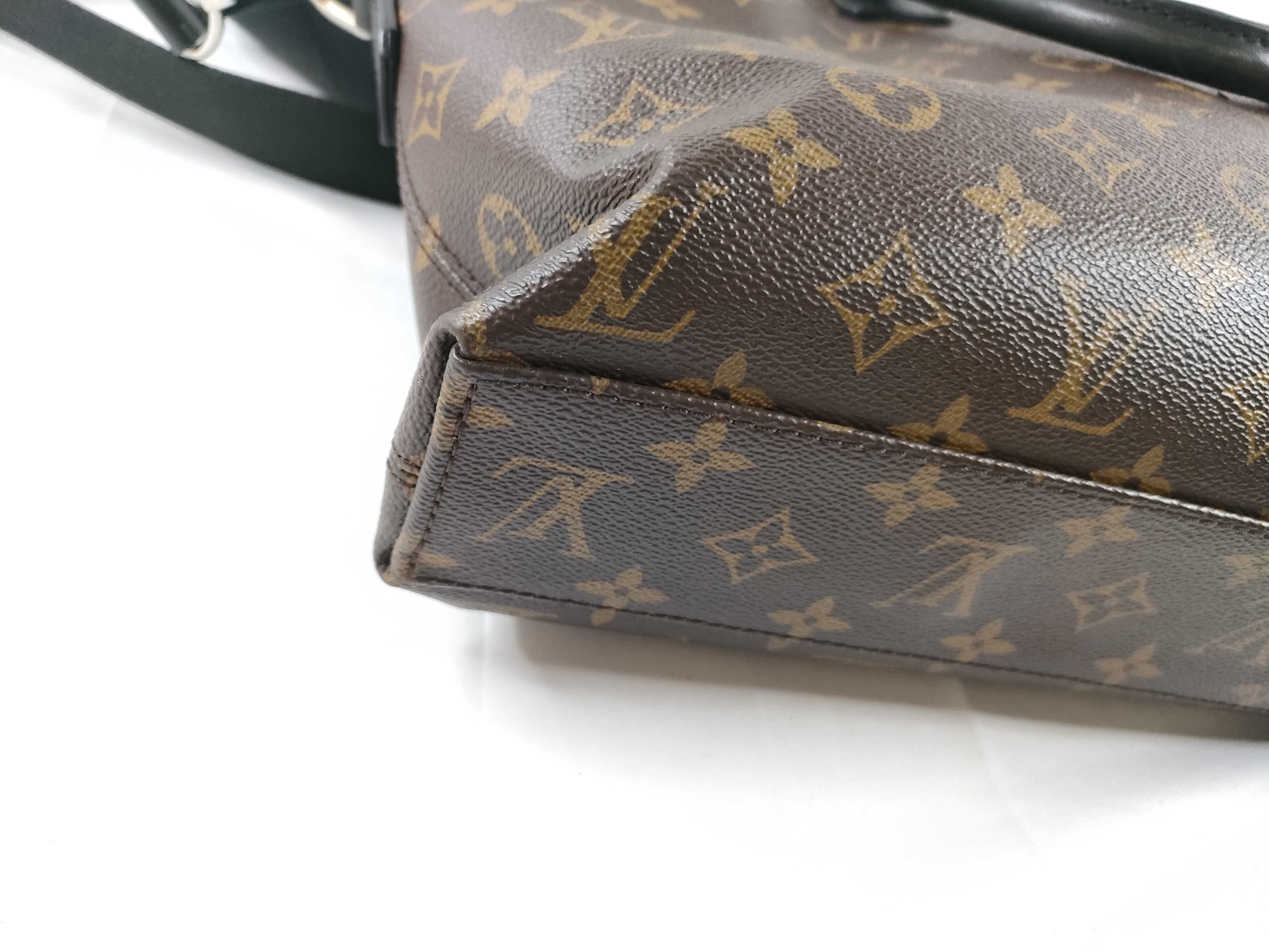 Monogram Macassar Porte Documents Jour M40868 SR3173 Handbag — view 3