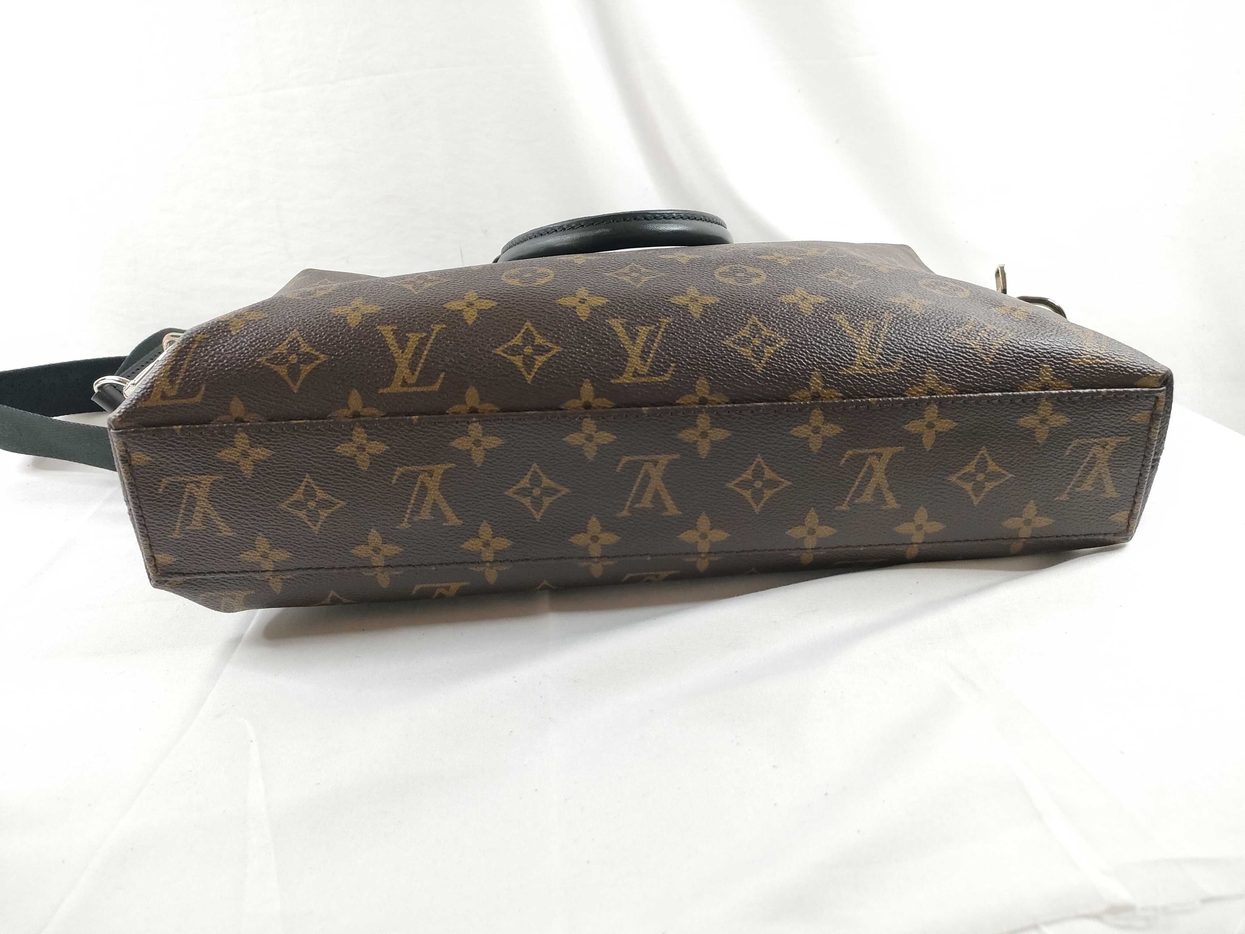 Monogram Macassar Porte Documents Jour M40868 SR3173 Handbag — view 4