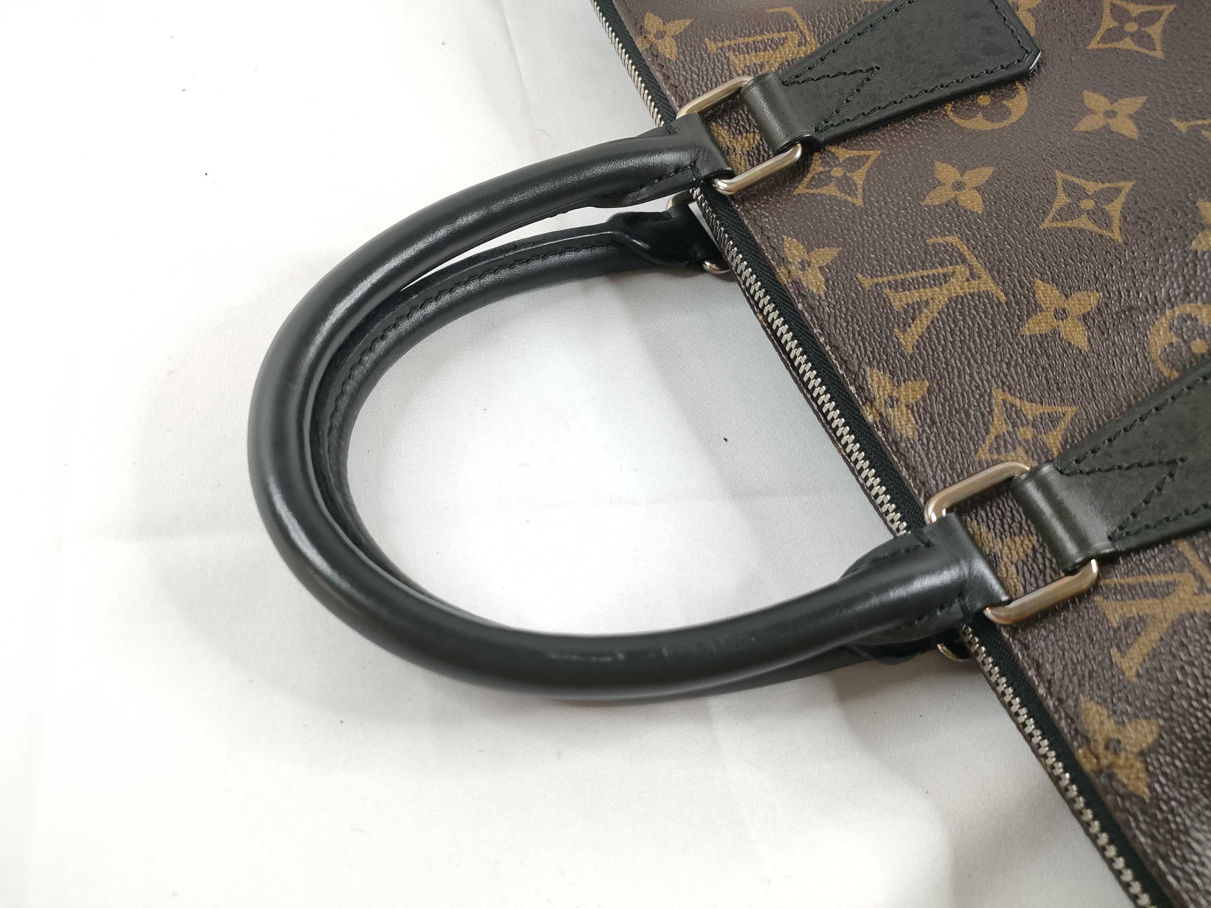 Monogram Macassar Porte Documents Jour M40868 SR3173 Handbag — view 6