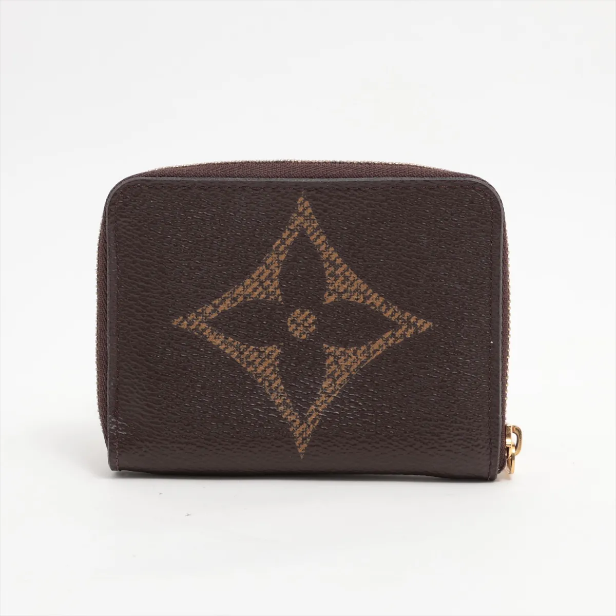 Monogram Giant Reverse Zippy Coin Purse M69354 SN3260 Brown x Black Coin Purse — view 2