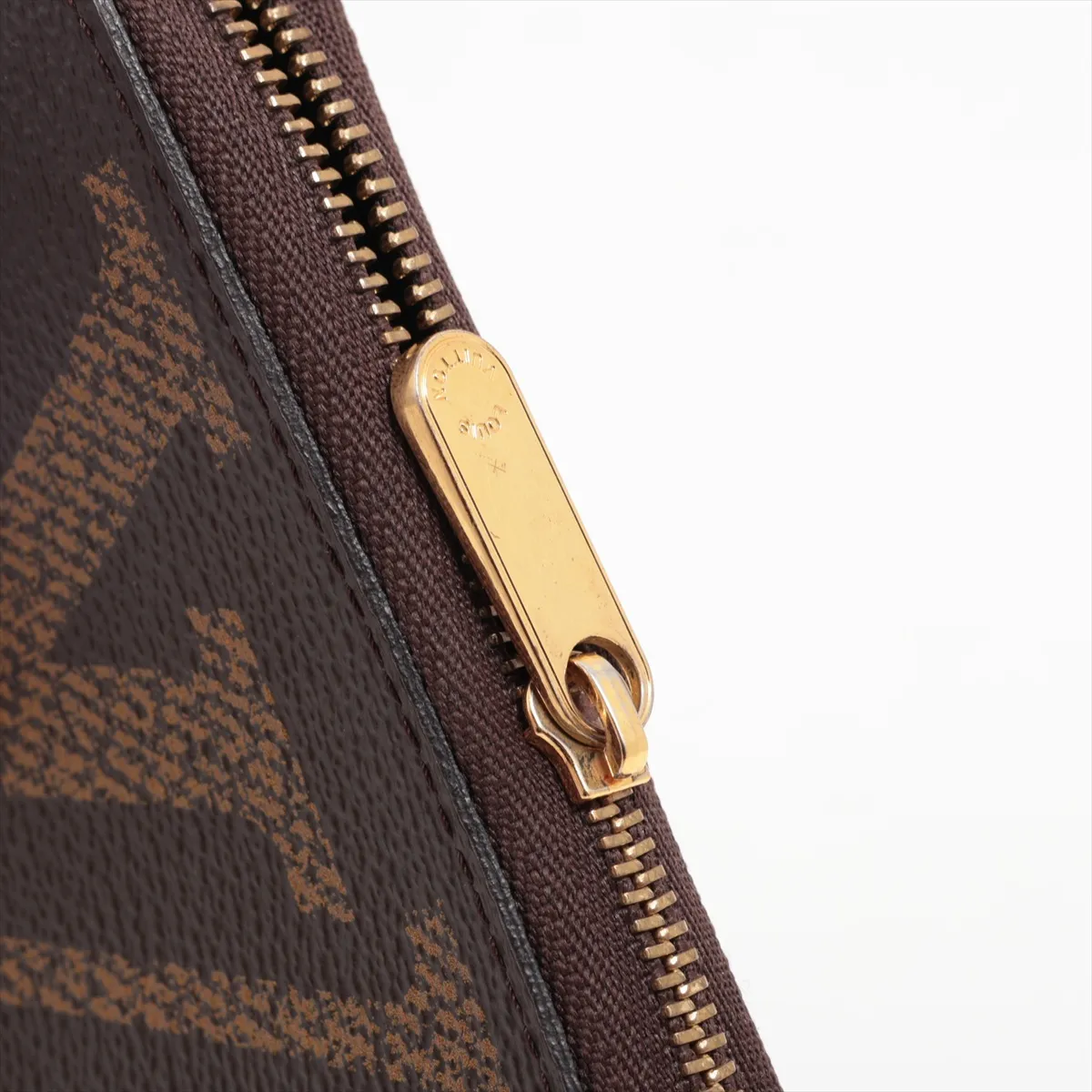 Monogram Giant Reverse Zippy Coin Purse M69354 SN3260 Brown x Black Coin Purse — view 7