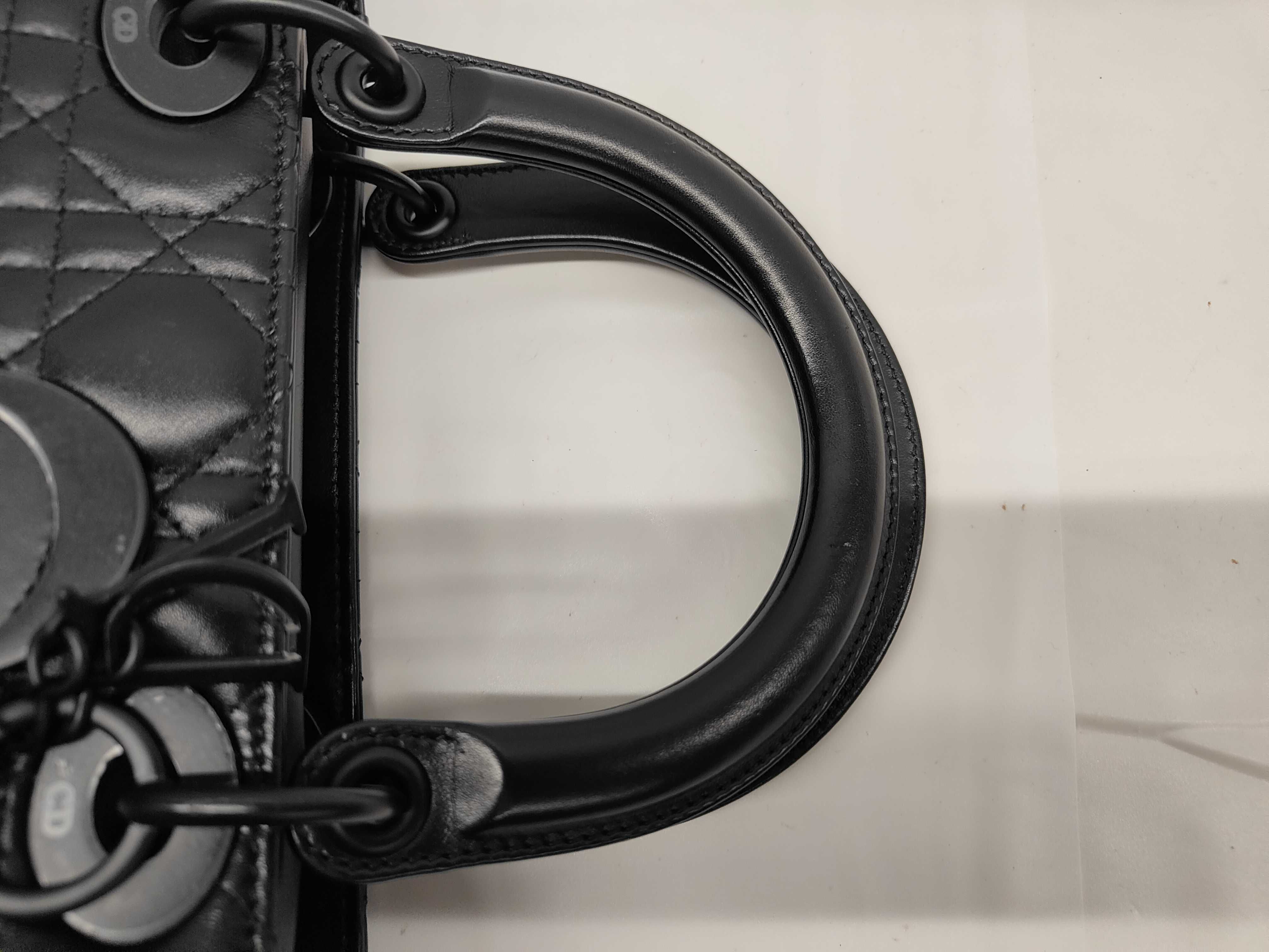 Christian Lady Dior Cannage 2-way Handbag — view 6