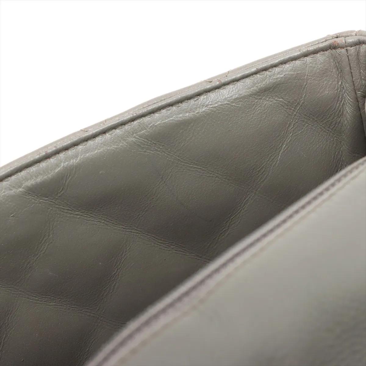 Deca Matelasse 34 Maxi Lambskin Single Flap Single Chain Bag Green Silver Hardware 14021113 14th Series — view 15