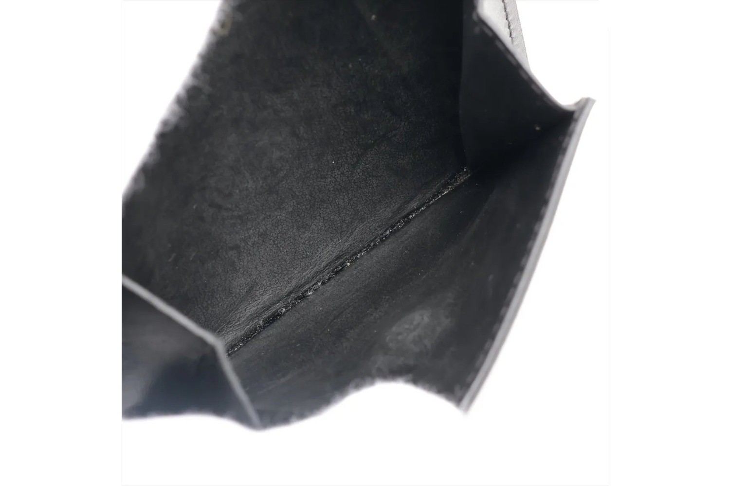Leather bi-fold wallet, genuine leather, black — view 7