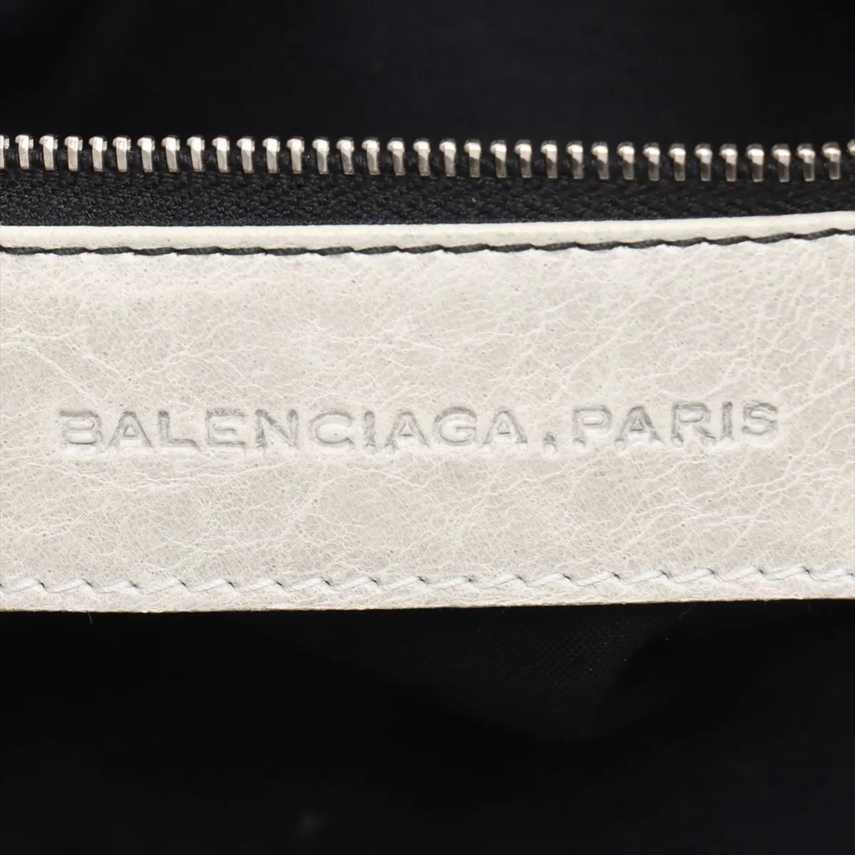 The Giant City Leather 2WAY Handbag Gray 204529 — view 11