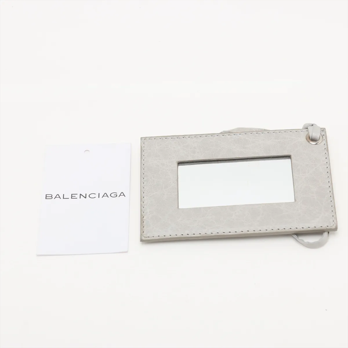 The Giant City Leather 2WAY Handbag Gray 204529 — view 14