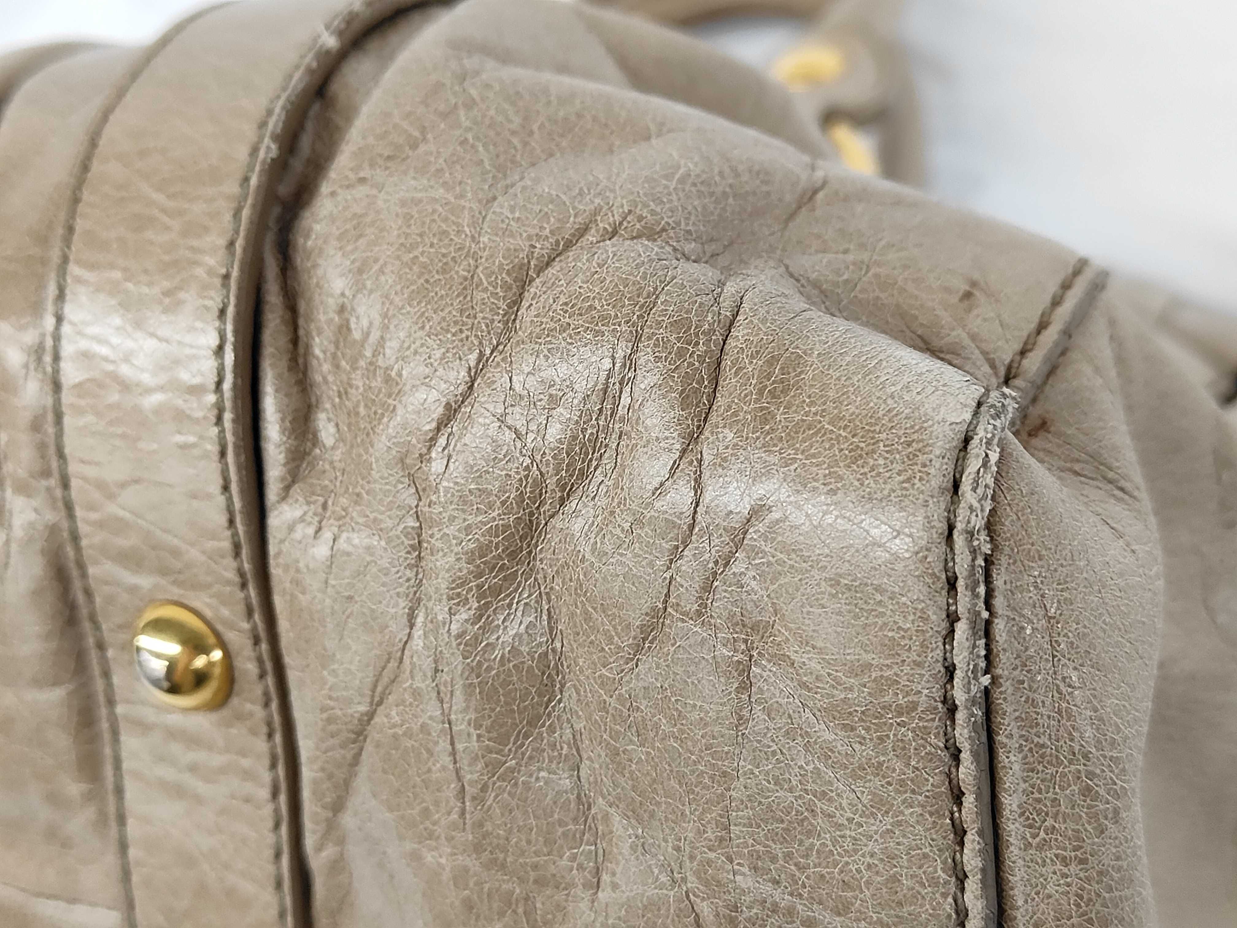 Vitello Luxe 2-Way Handbag with Shoulder Strap — view 6