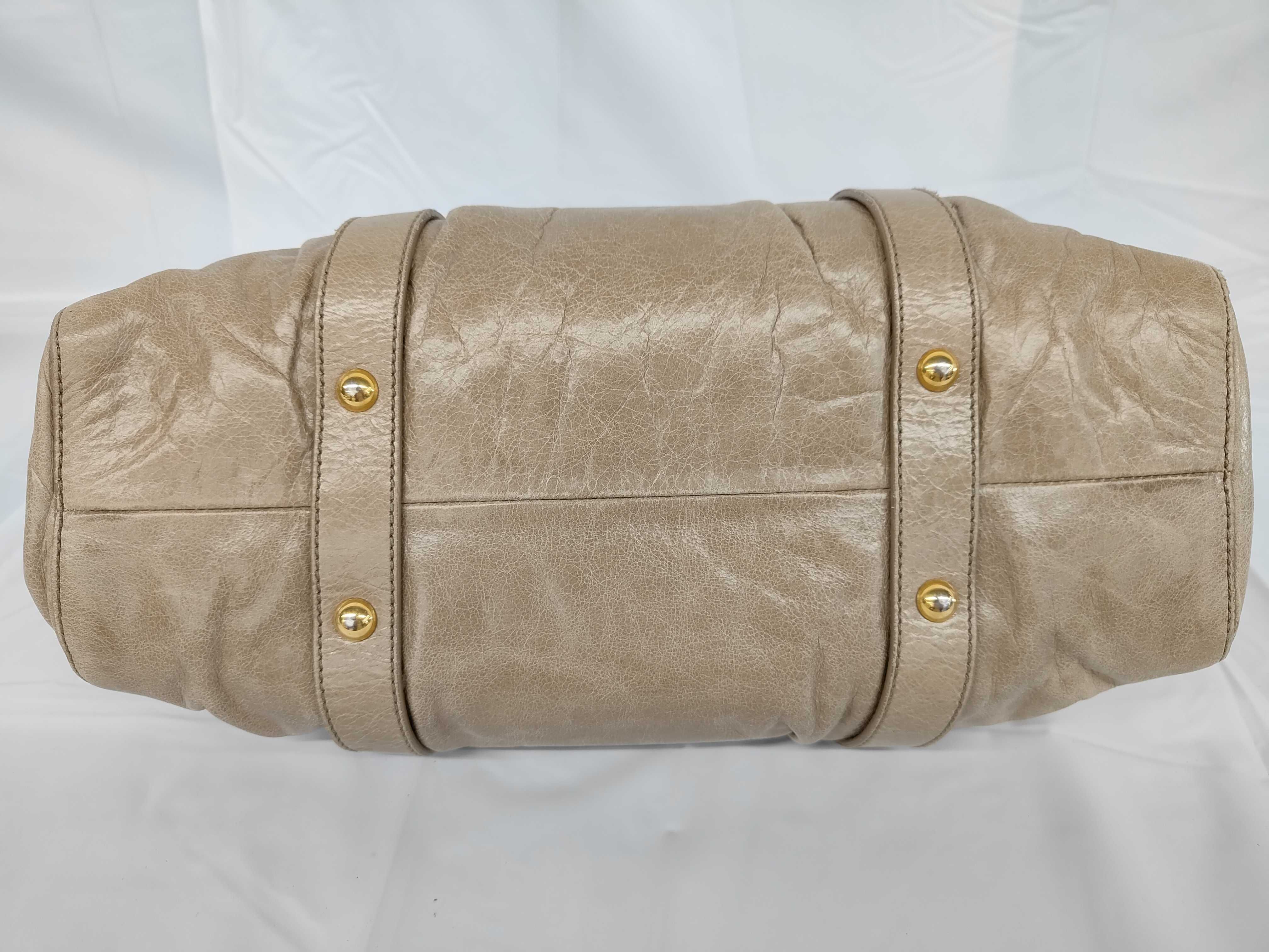 Vitello Luxe 2-Way Handbag with Shoulder Strap — view 7