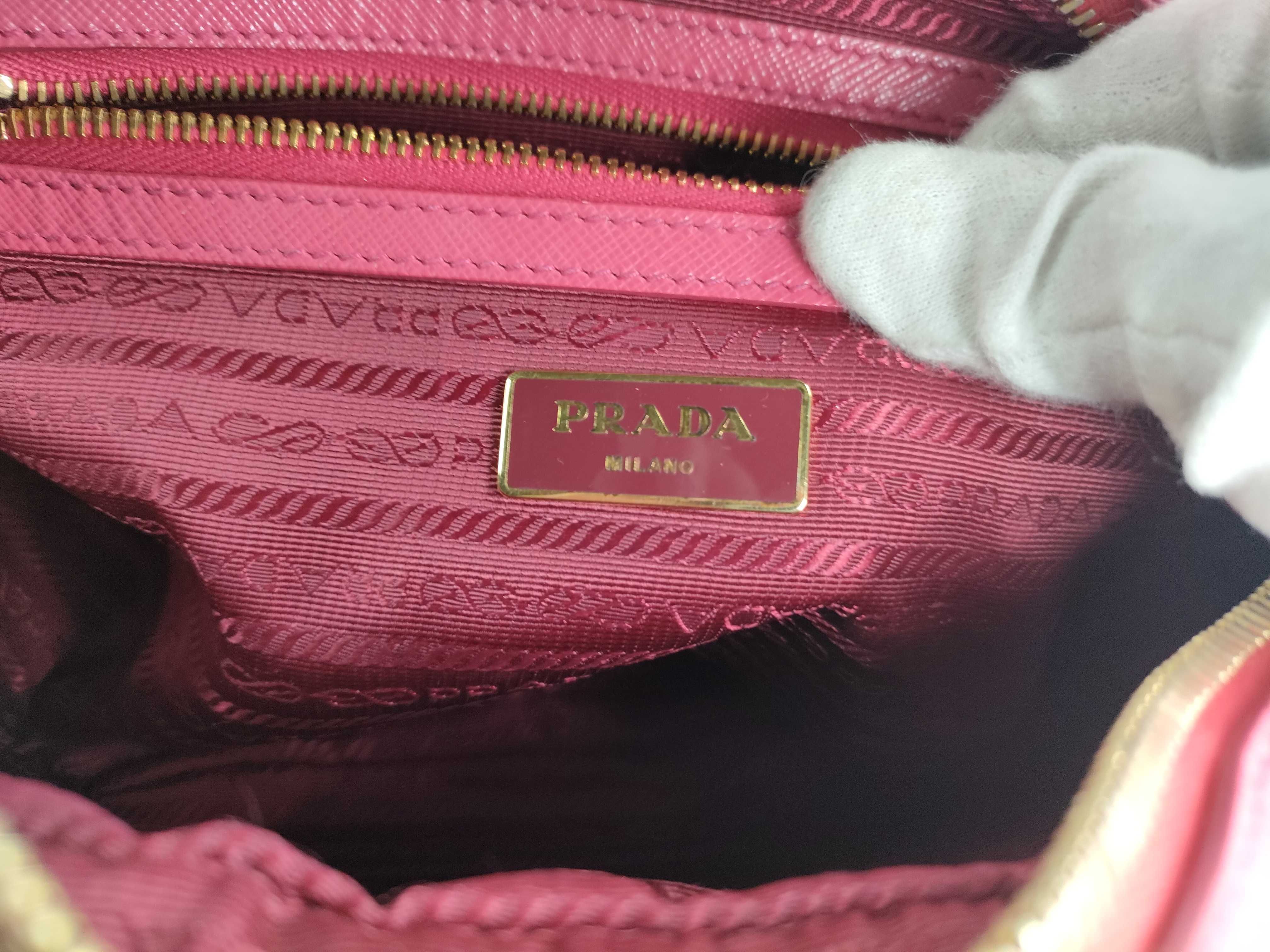 Box-shaped Saffiano Handbag — view 14