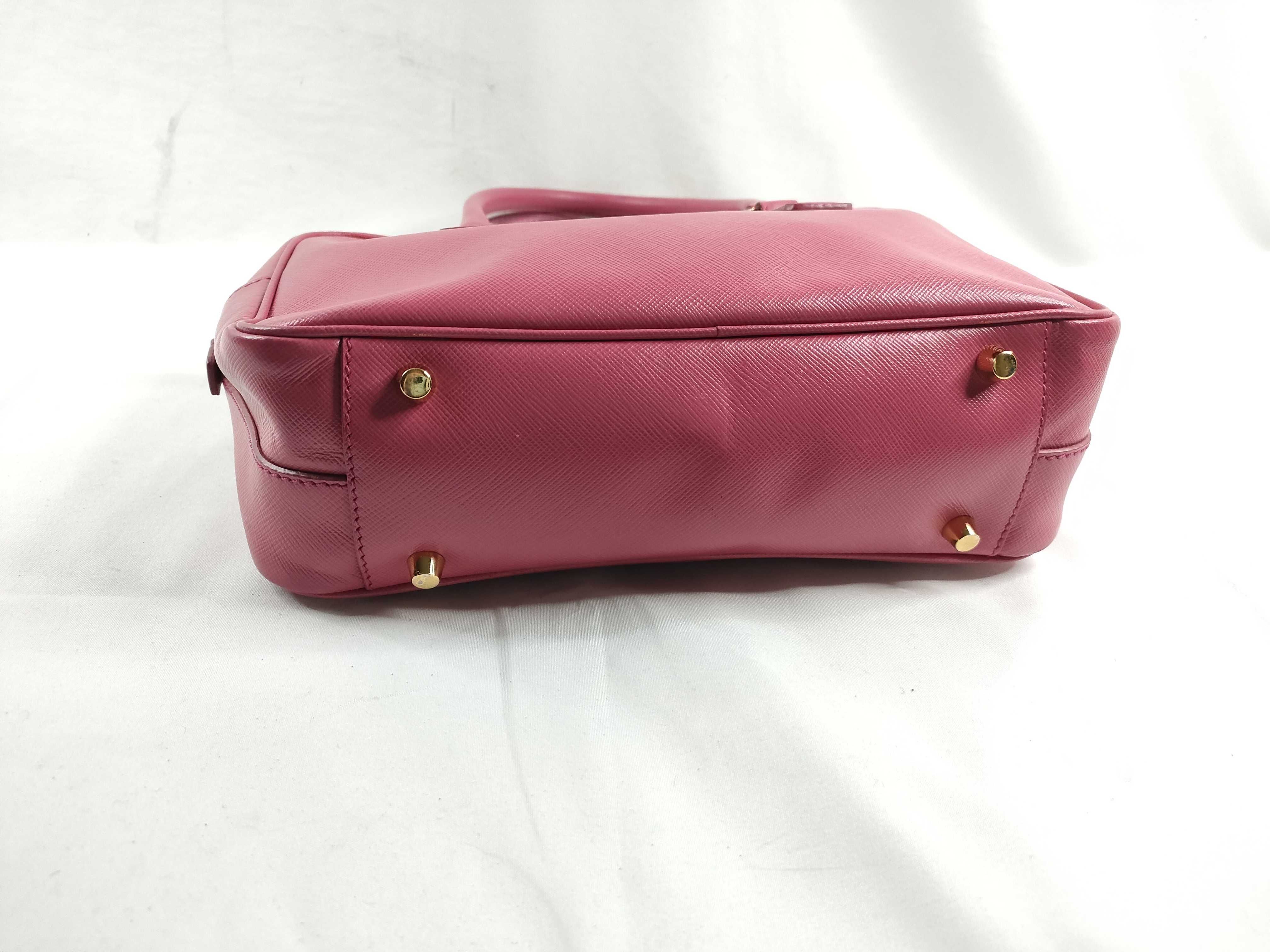 Box-shaped Saffiano Handbag — view 4