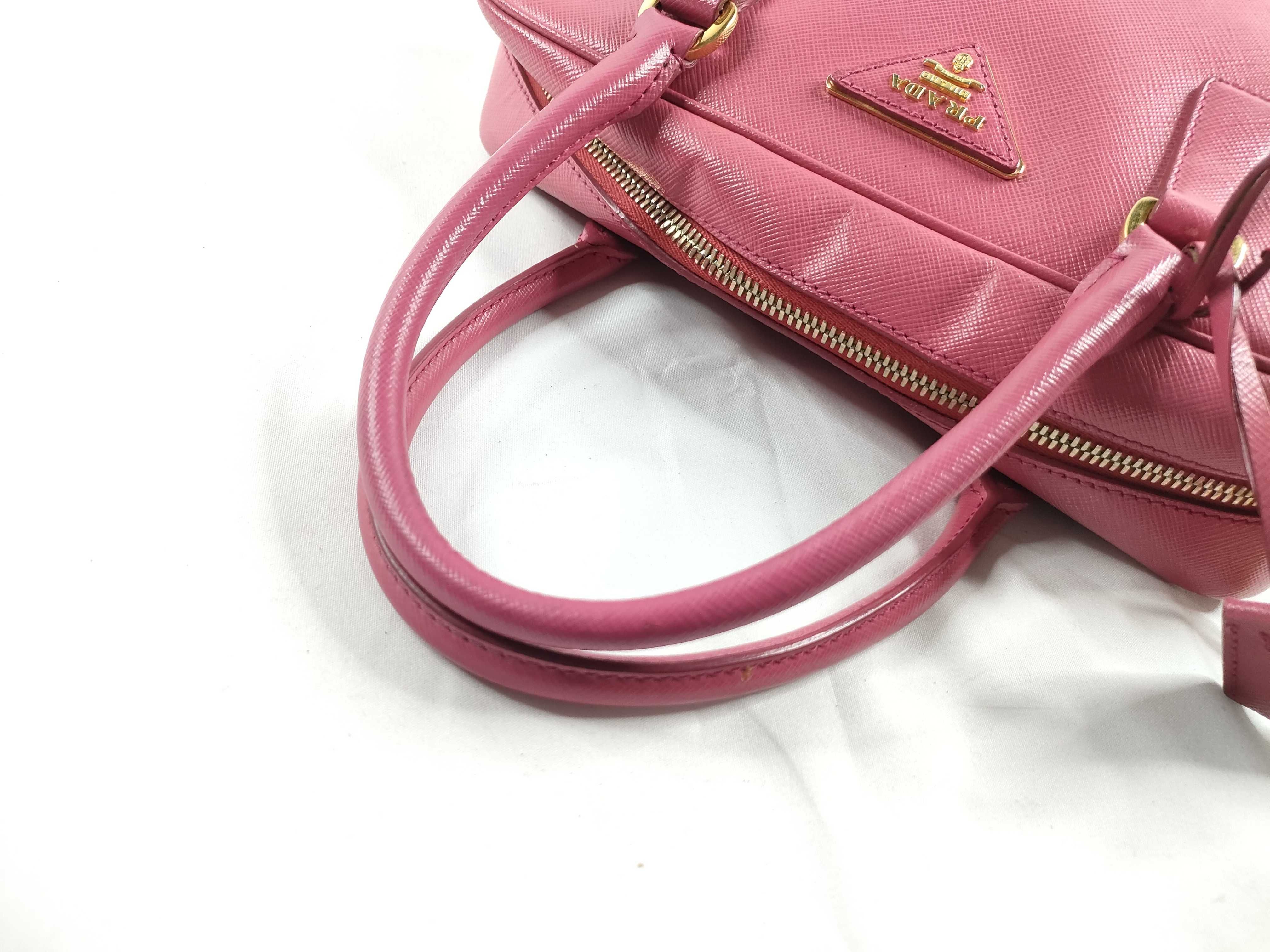Box-shaped Saffiano Handbag — view 6