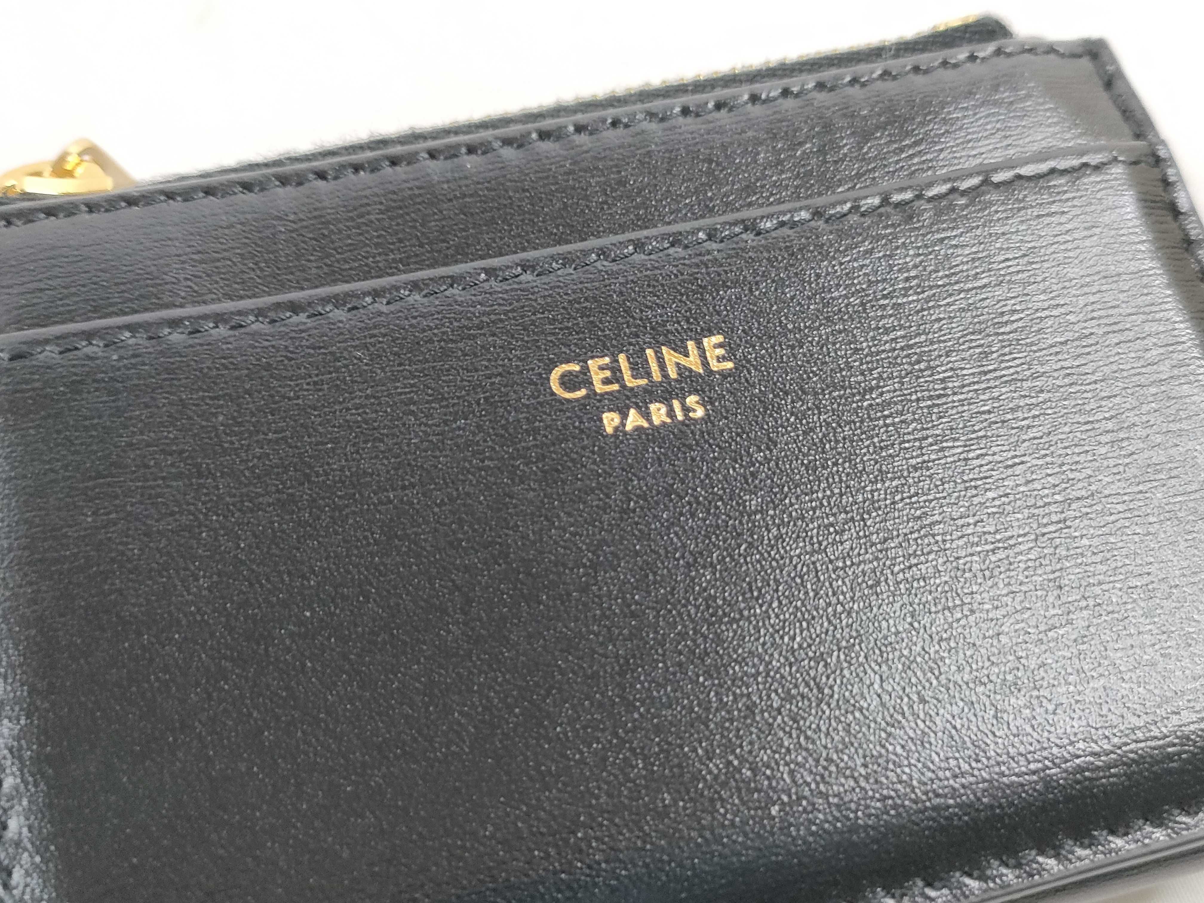Triomphe Black Gold Hardware Wallet 8 Wallet — view 14